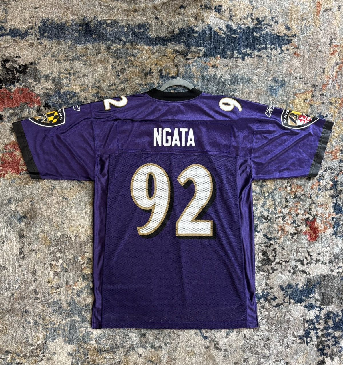 NFL Large Retro Baltimore Ravens Haloti Ngata NFL Jersey Size US L / EU 52-54 / 3 - 2 Thumbnail