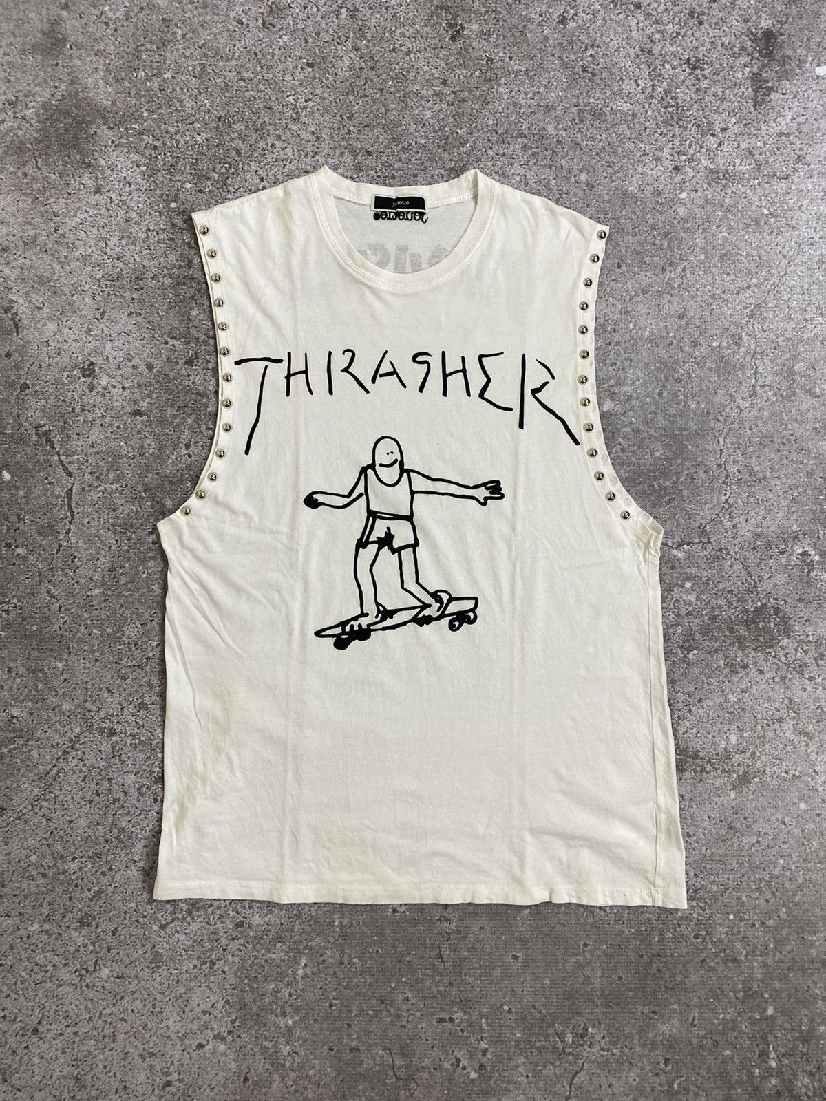 Thrasher Jouetie x Thrasher mark gonzales studded tanktop Size US M / EU 48-50 / 2 - 1 Thumbnail