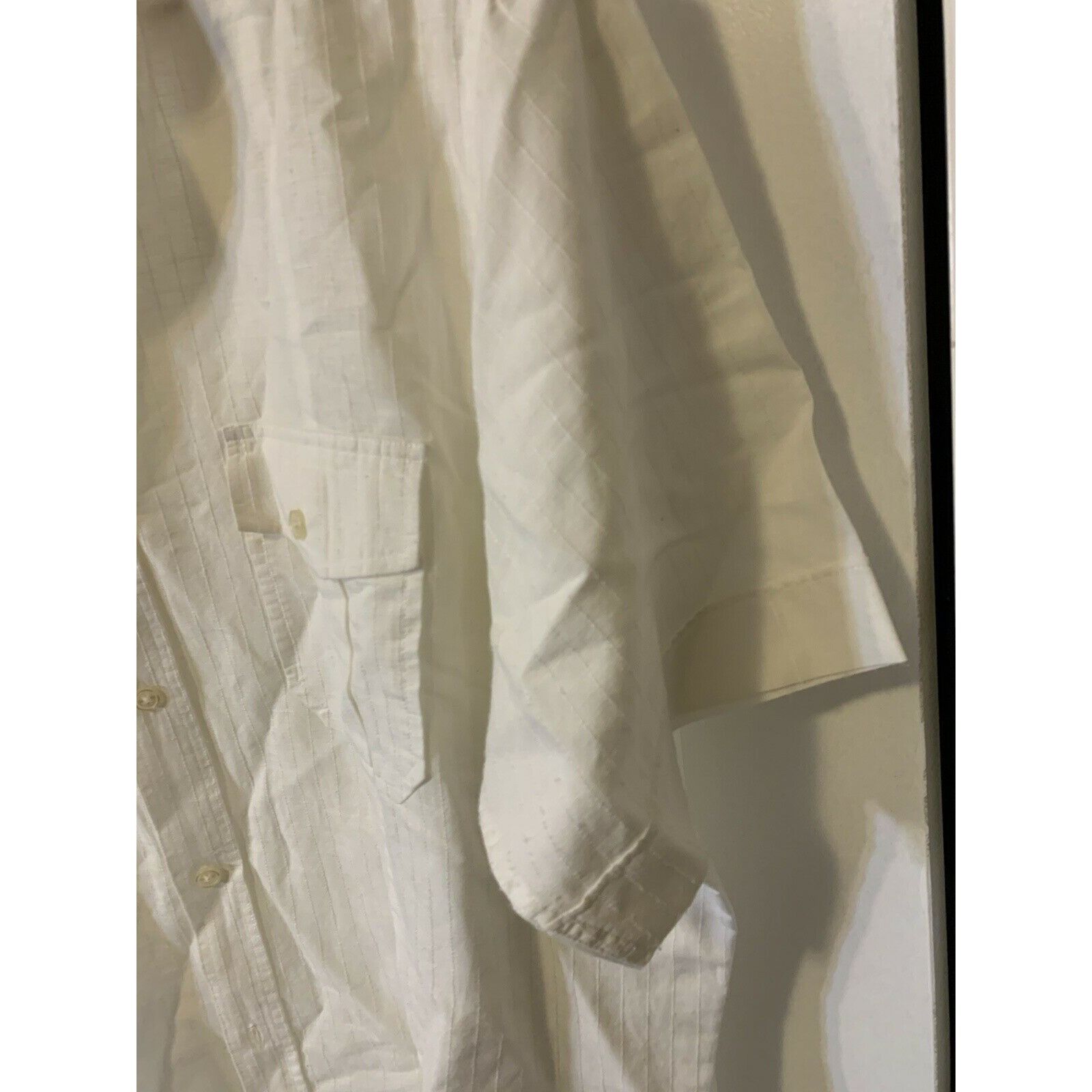 Tasso Elba TASSO ELBA Men’s Sz XL BUTTON DOWN SHORT SLEEVE SHIRT WHITE Size US XL / EU 56 / 4 - 7 Thumbnail