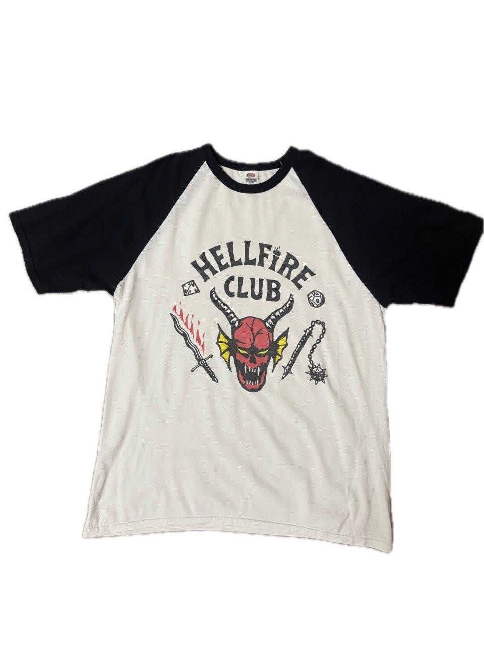 Fruit Of The Loom FRUIT OF THE LOOM Valueweight T-shirt with “Hellfire Club” Size US L / EU 52-54 / 3 - 1 Thumbnail