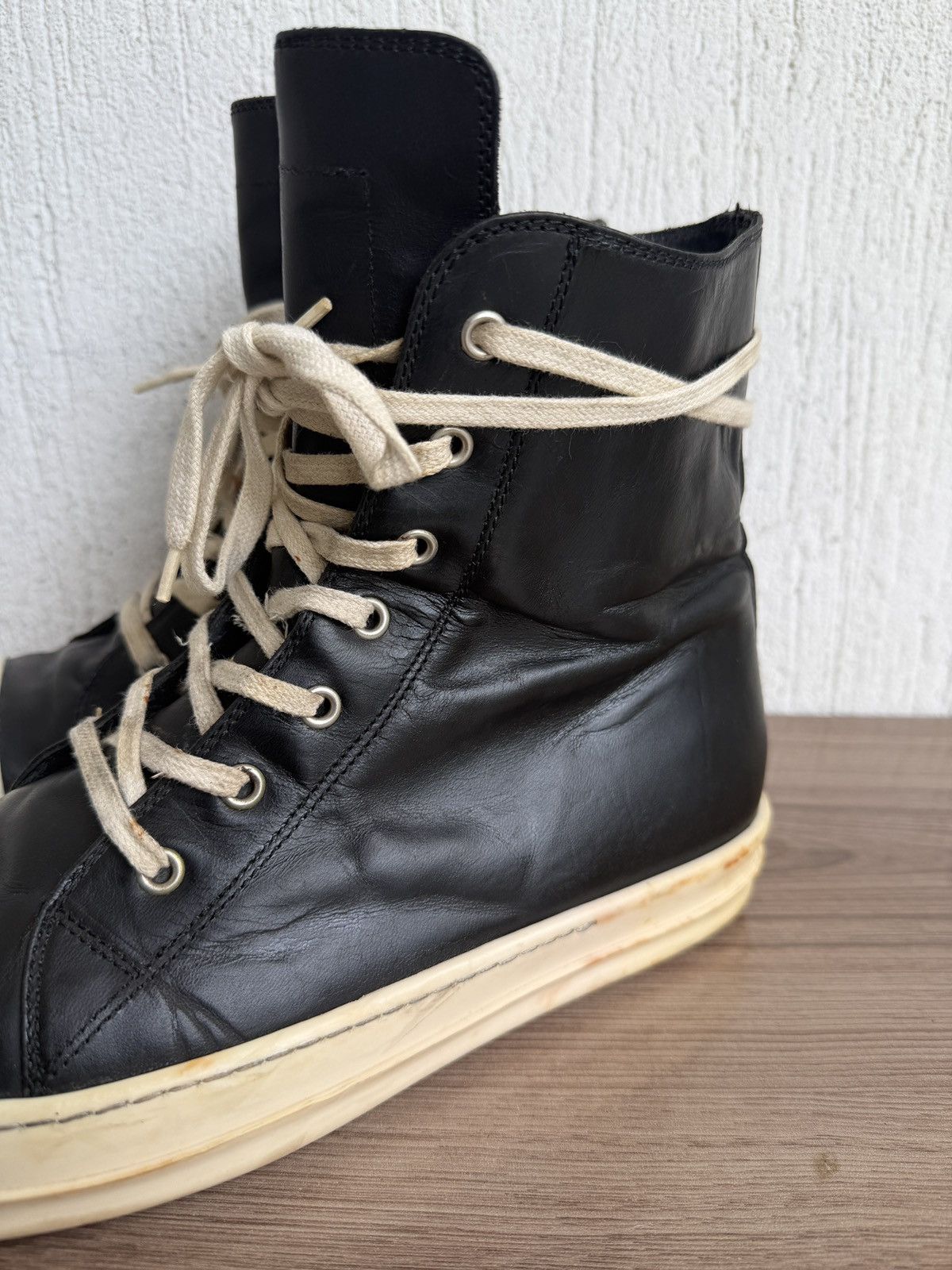 Rick Owens 🔥Rare w16 mainline ramones Size US 10.5 / EU 43-44 - 9 Thumbnail