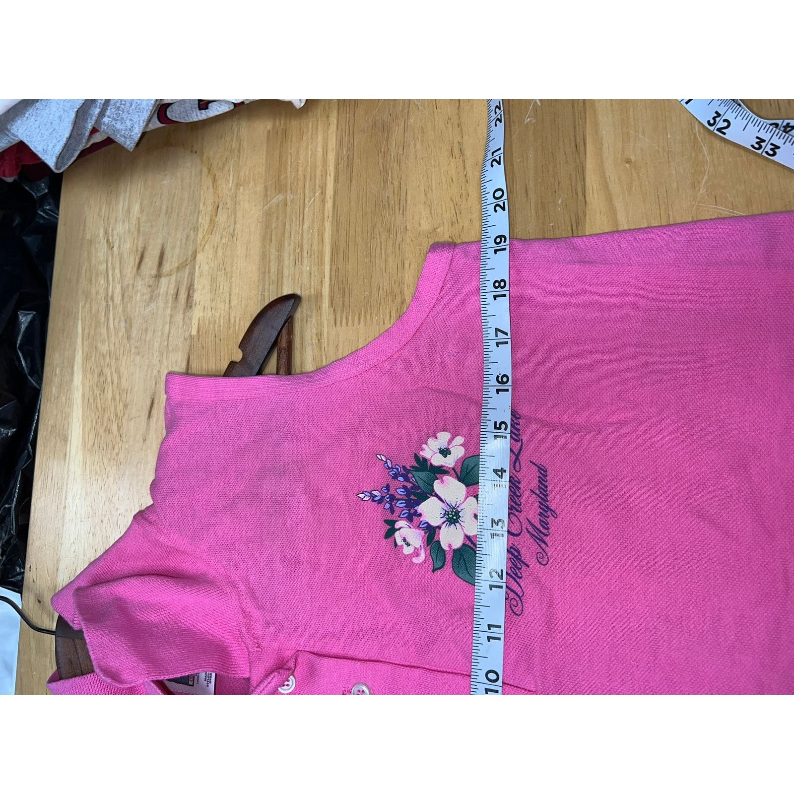 Anvil Vintage Deep Creek Lake Top Shirt Maryland Pink Tee VTG S Size S / US 4 / IT 40 - 6 Thumbnail