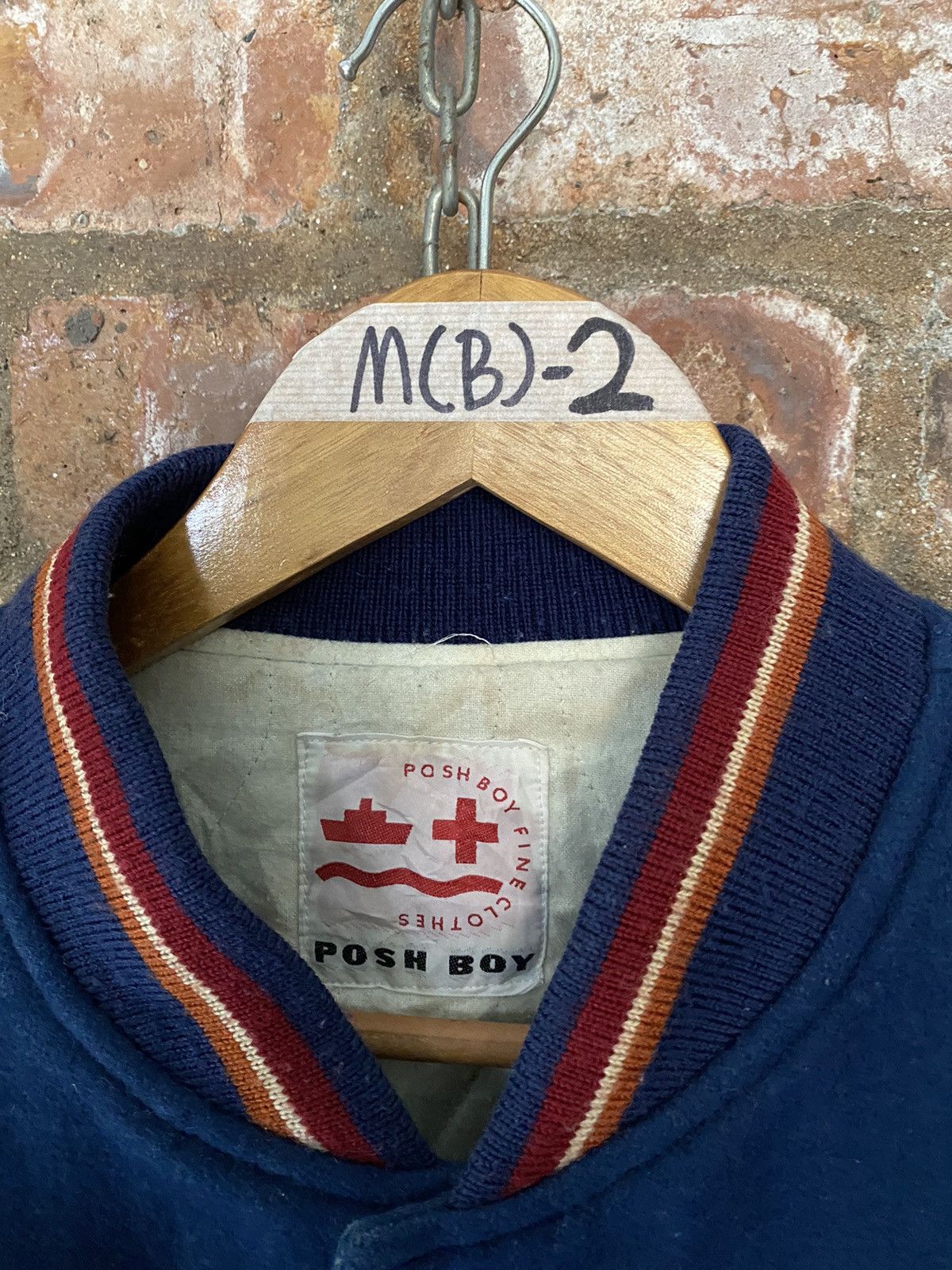 Swagger 1990s POSH BOY leather man Varsity Jacket Size US M / EU 48-50 / 2 - 7 Thumbnail
