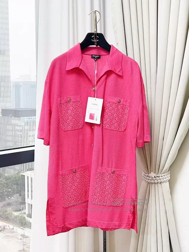 Chanel Chanel Knitted Polo short-sleeved dress Size XXS / US 00 / IT 34 - 1 Thumbnail