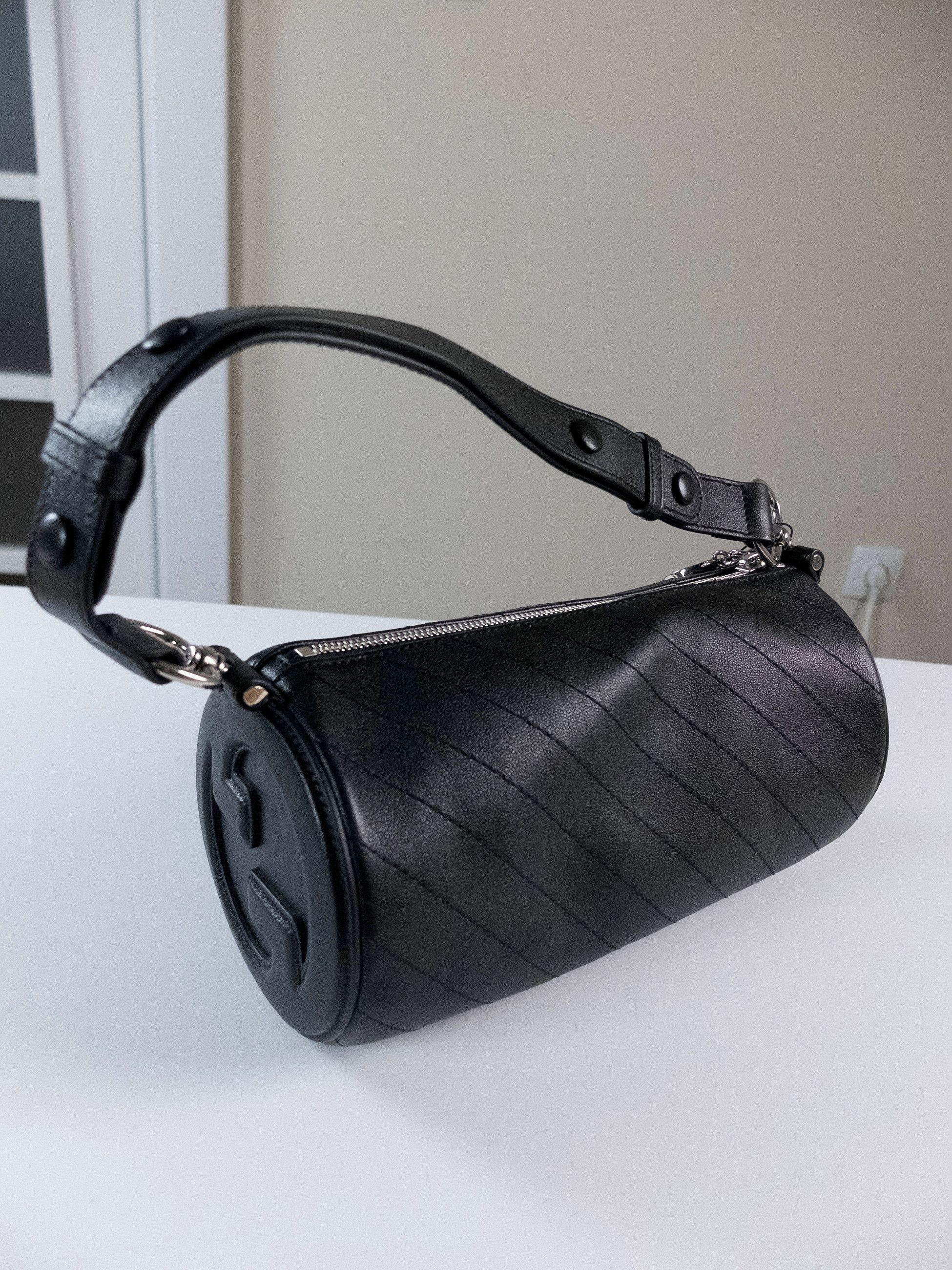 Gucci GUCCI Blondie small black cylindrical leather shoulder bag Size ONE SIZE - 6 Thumbnail