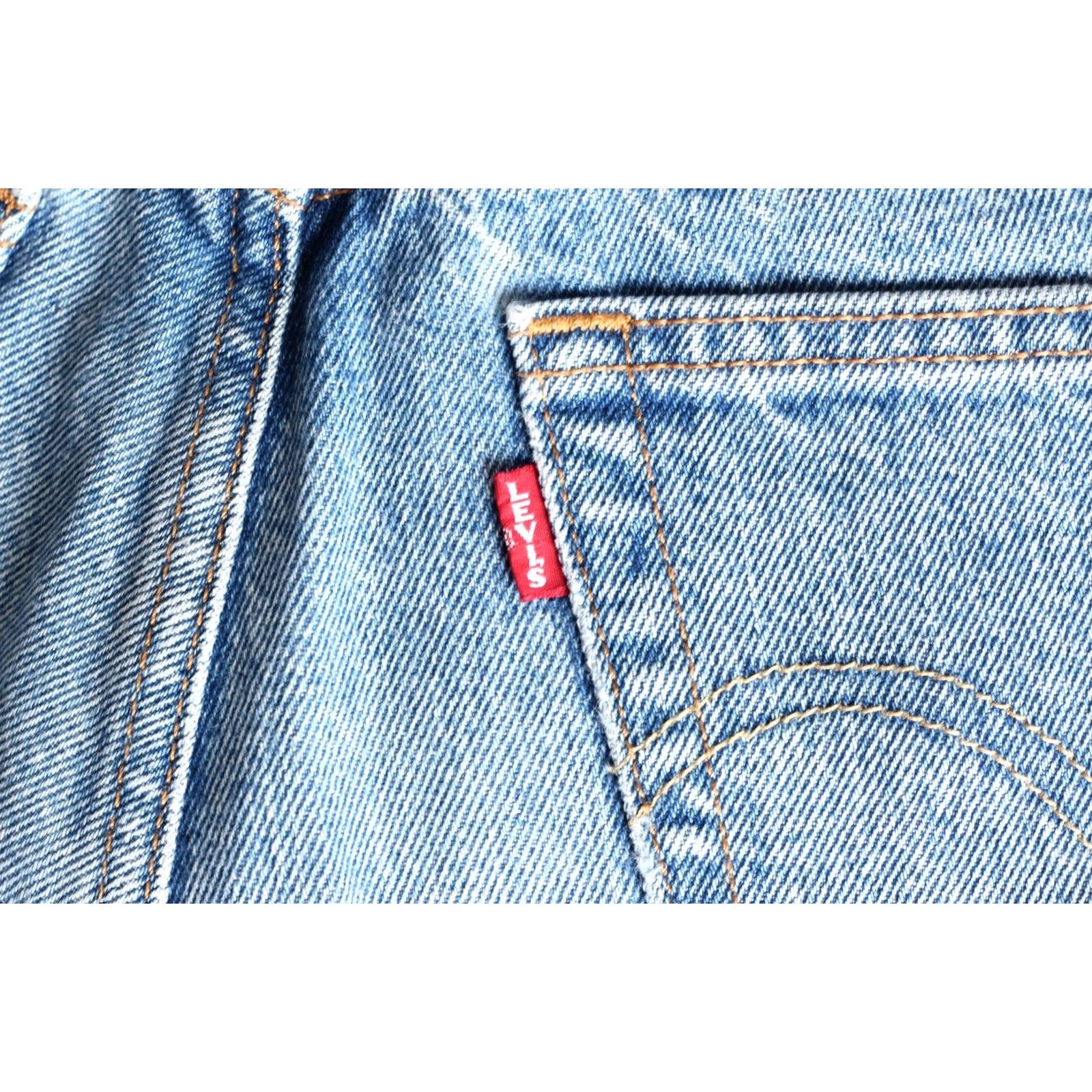 Levi's VINTAGE LEVI’S 501 PREMIUM Big E Original Cropped Jeans Women W24 L26 DZ6439 Size 42" / US 20 - 5 Thumbnail