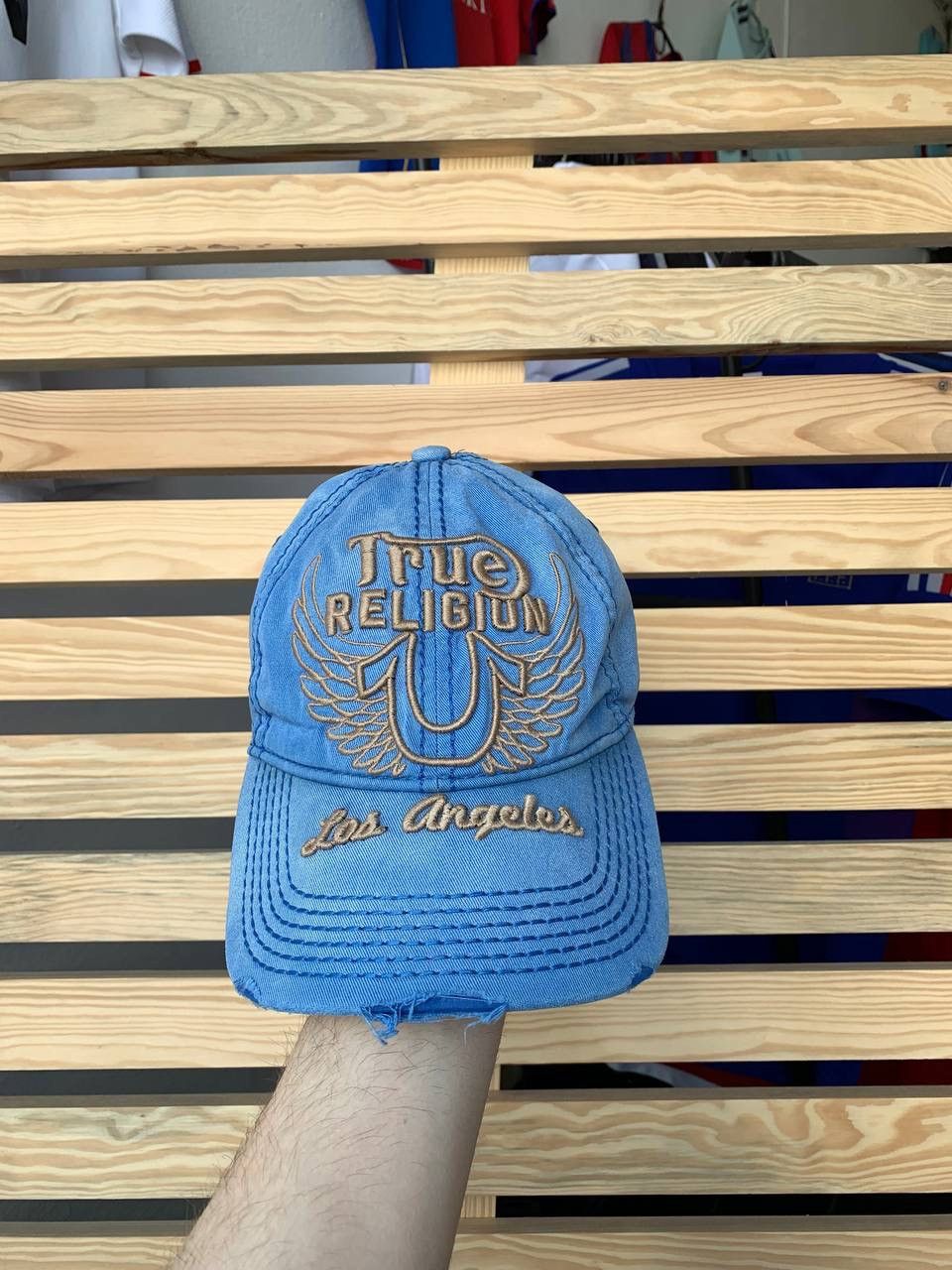 True religion cap denim jeans cap