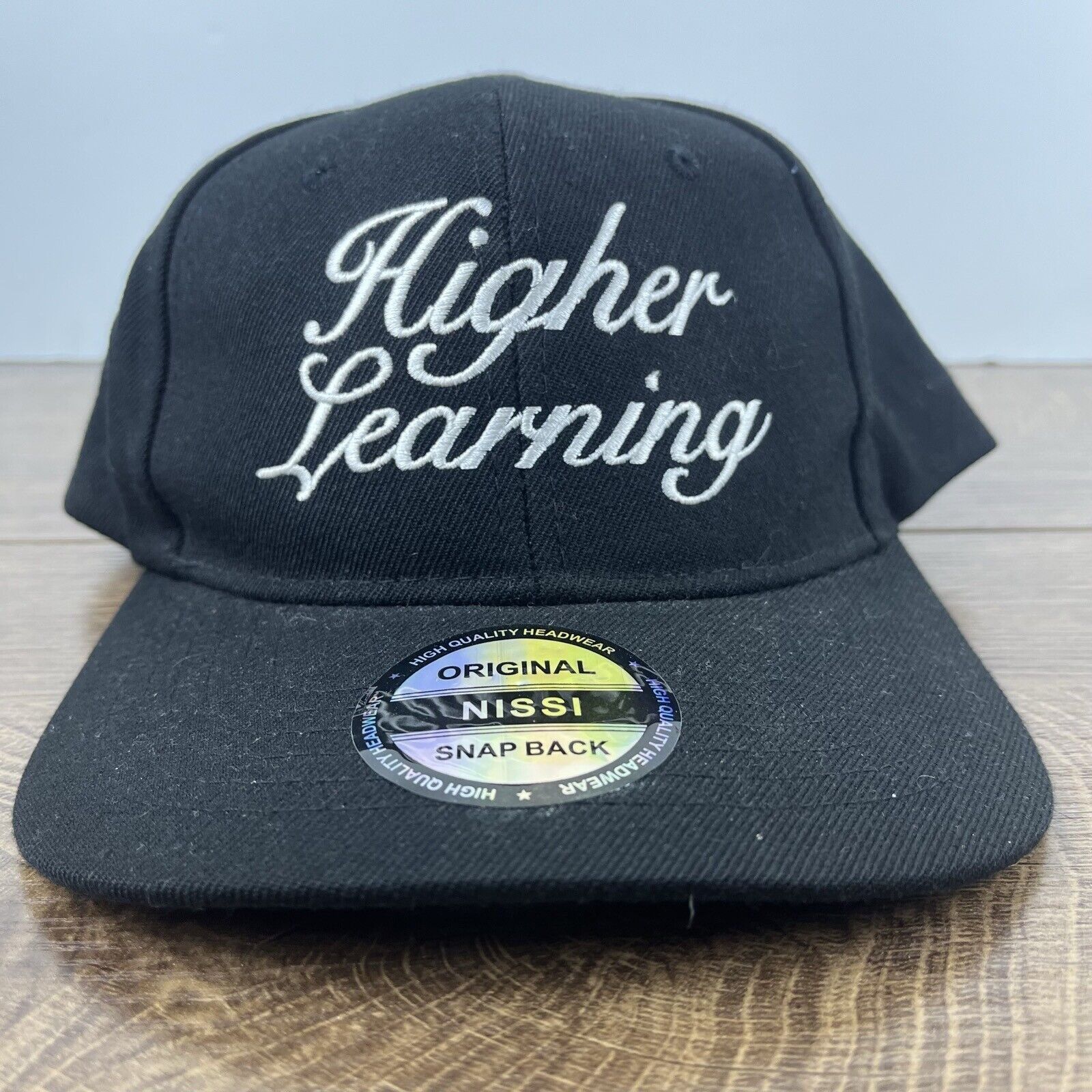 Other Higher Learning Hat Snapback Hat Black Hat Adjustable Black Size ONE SIZE - 1 Thumbnail