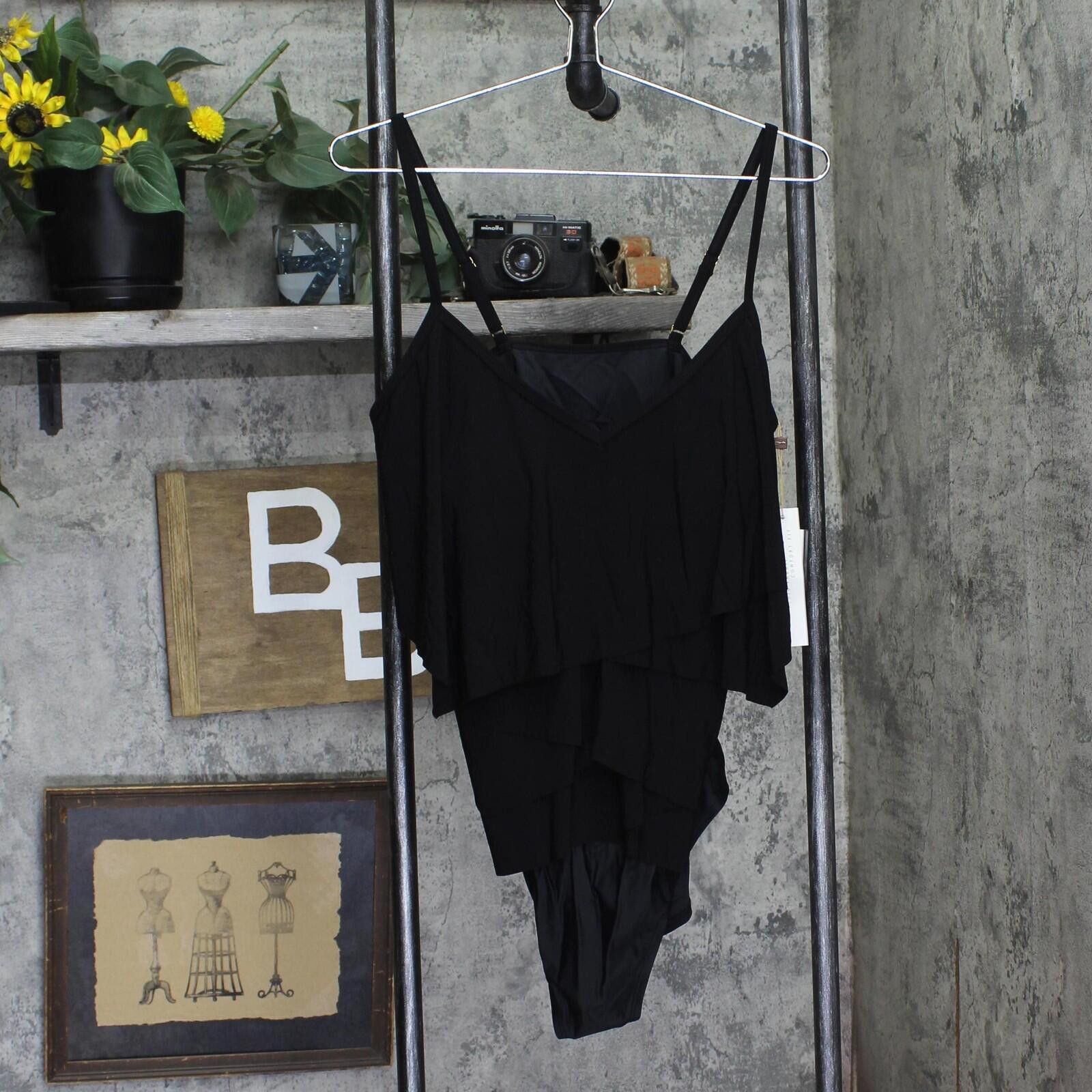 Other Nwt Beyond Control One-piece Swimsuit Lxse00807 Black 16 Size ONE SIZE - 1 Thumbnail