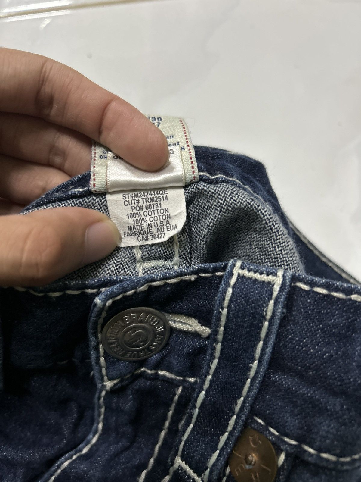 Japanese Brand × Kapital × True Religion Vtg TRUE RELIGION Flare denim Made In Usa Size US 30 / EU 46 - 8 Thumbnail