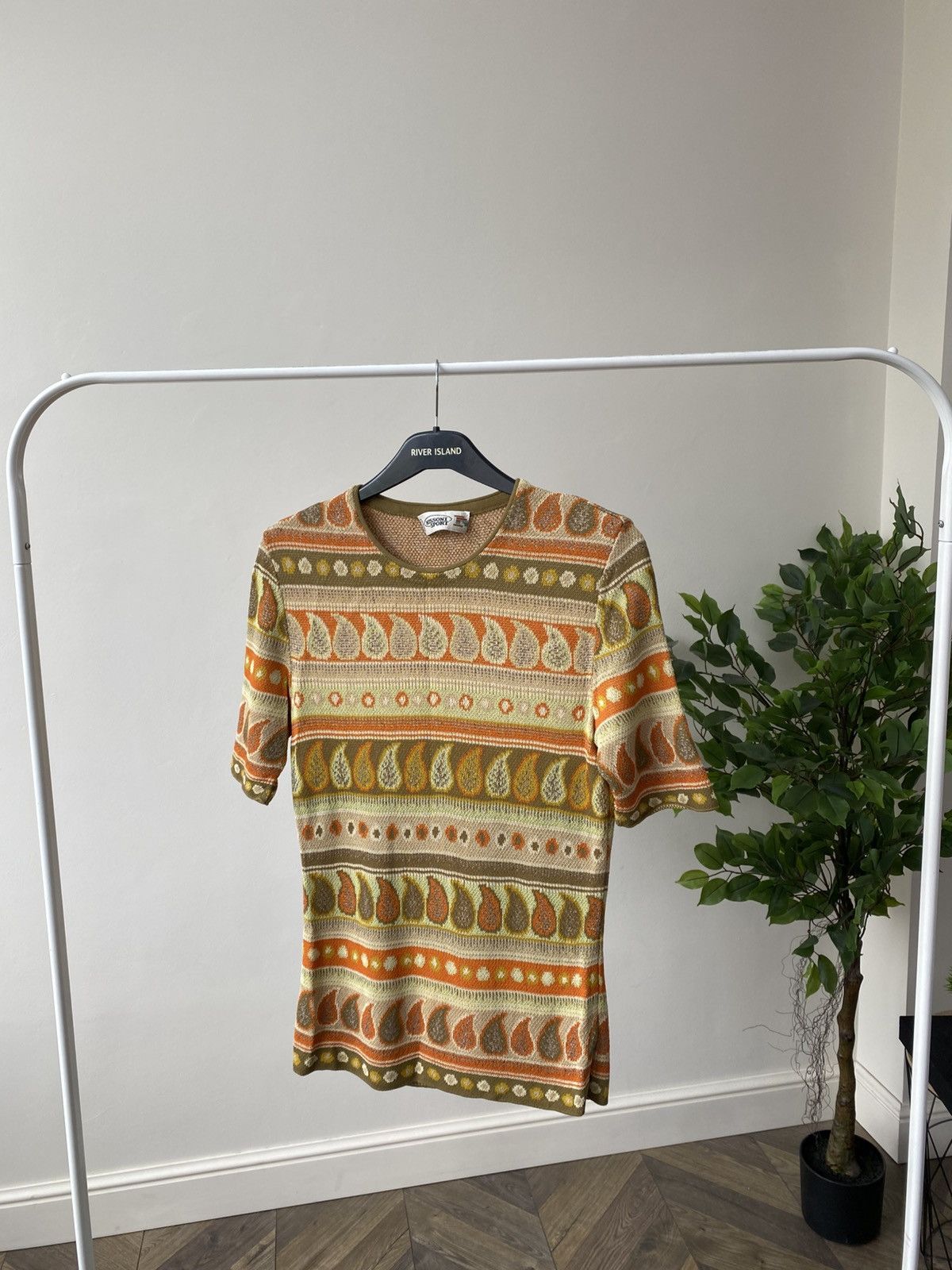 Designer × Missoni × Vintage Vintage Missoni Sport Women’s knitted Top Size L / US 10 / IT 46 - 3 Thumbnail