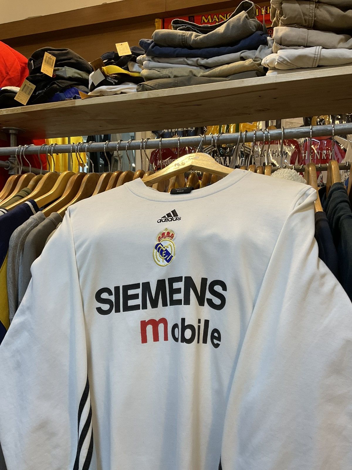 Adidas Vintage Madrid Training Long Sleeves Size US L / EU 52-54 / 3 - 2 Thumbnail
