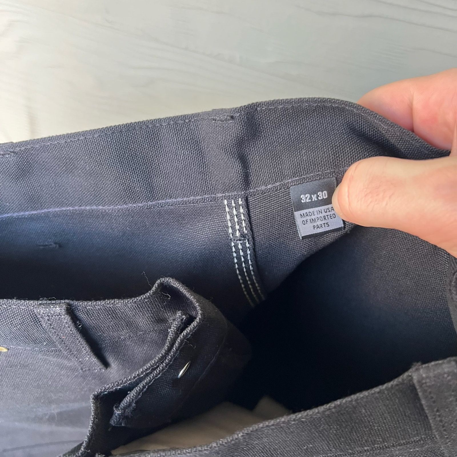Carhartt × Vintage Carhartt black double knee work wear carpenter pants Size US 32 / EU 48 - 4 Thumbnail