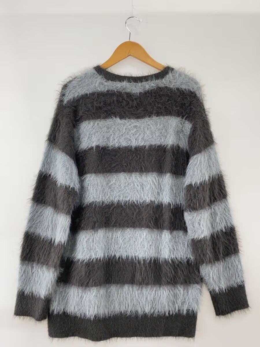 Number (N)ine Fluffy Striped Knit Sweater Size US L / EU 52-54 / 3 - 2 Thumbnail