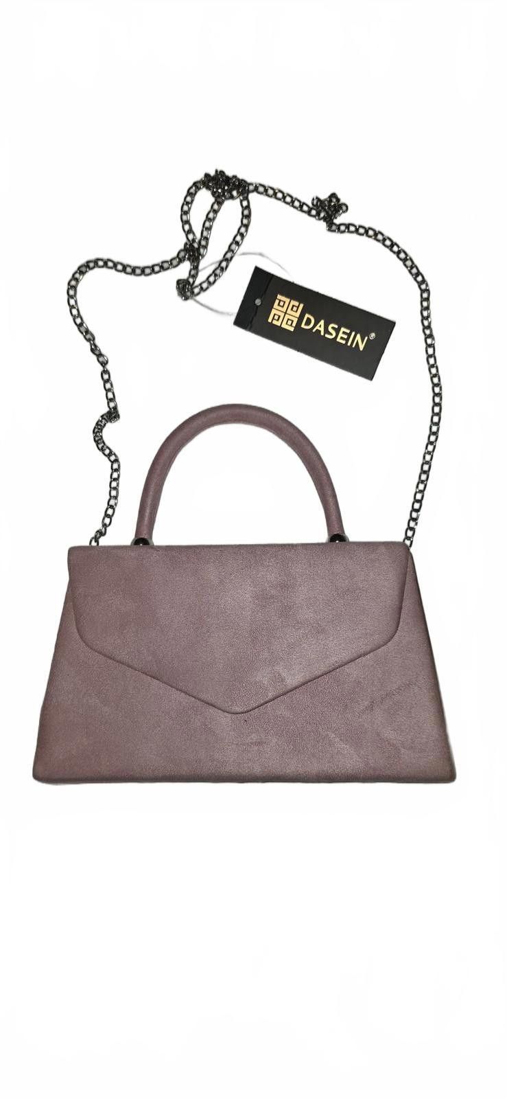 Other Dasein Pink Faux Leather Handbag with Chain Strap Size ONE SIZE - 1 Thumbnail