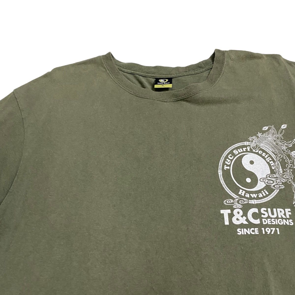 Japanese Brand Surf Style T&C Hawaii surf design vintage tee Size US L / EU 52-54 / 3 - 4 Thumbnail