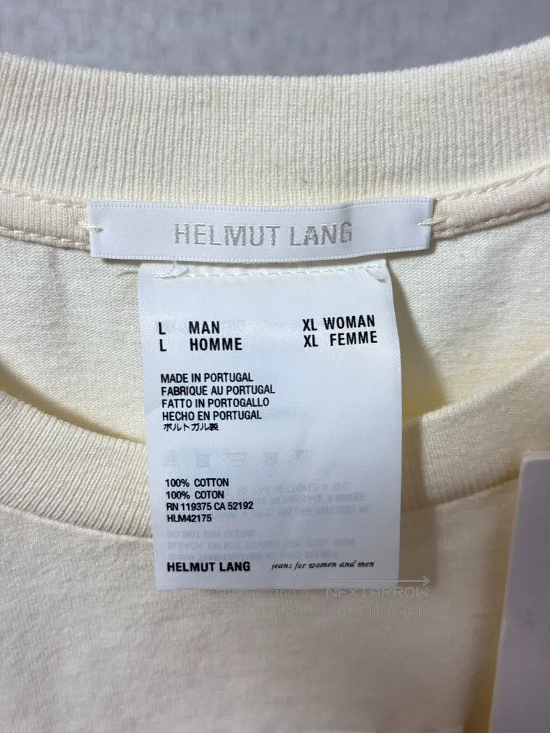 Helmut Lang Helmut Lang Classic embroidered slogan crew neck short-sle Size US L / EU 52-54 / 3 - 3 Thumbnail