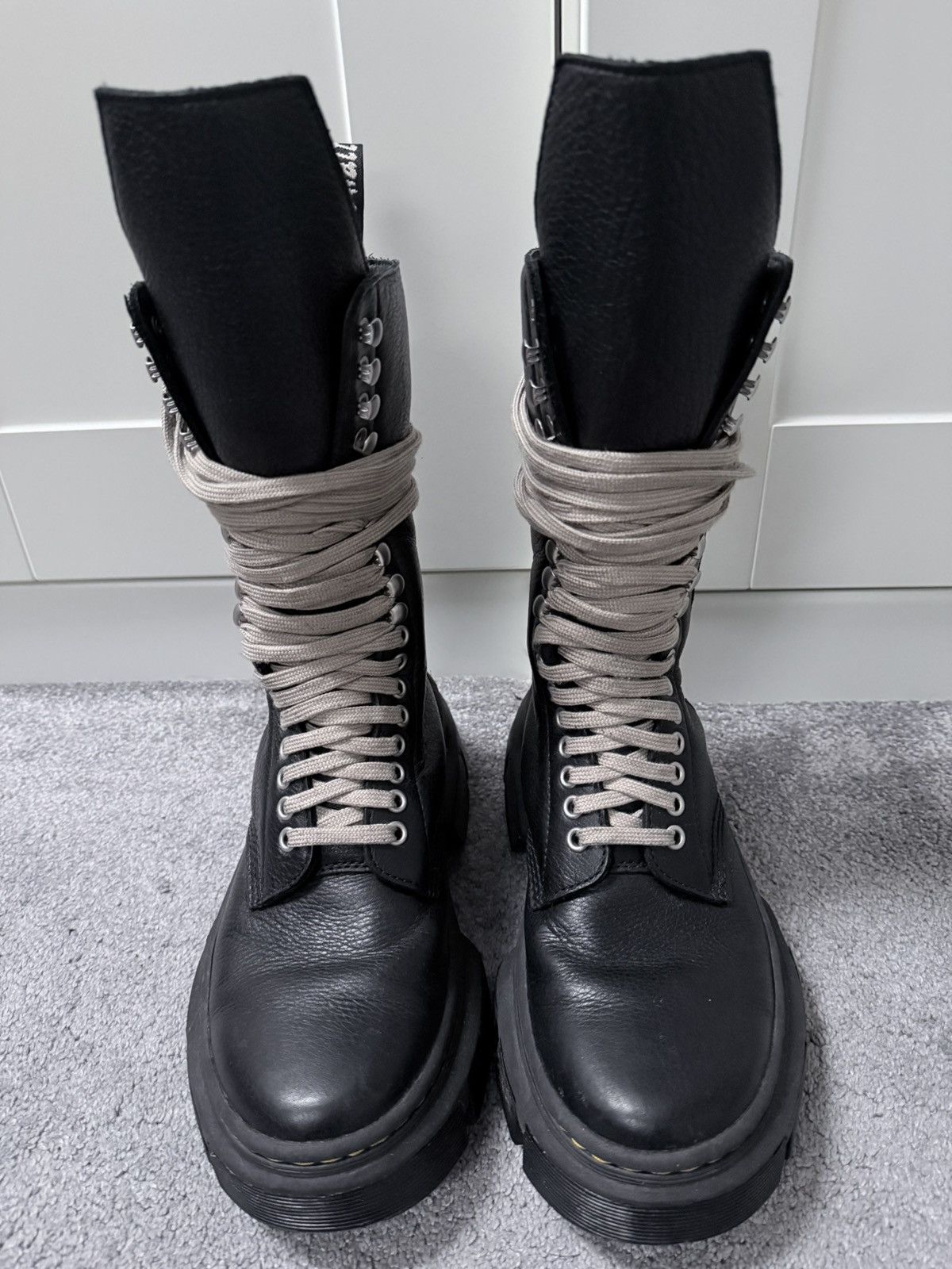 Dr. Martens × Rick Owens Rick Owen x Dr Martens 1918 DMXL Calf Length Boots Size 7 Size US 7 / EU 40 - 2 Thumbnail