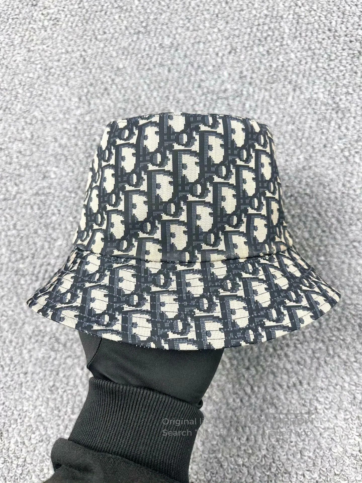 Dior Dior size 58 Double-Sided Monogrammed Old Logo Fisherman's Size ONE SIZE - 2 Thumbnail