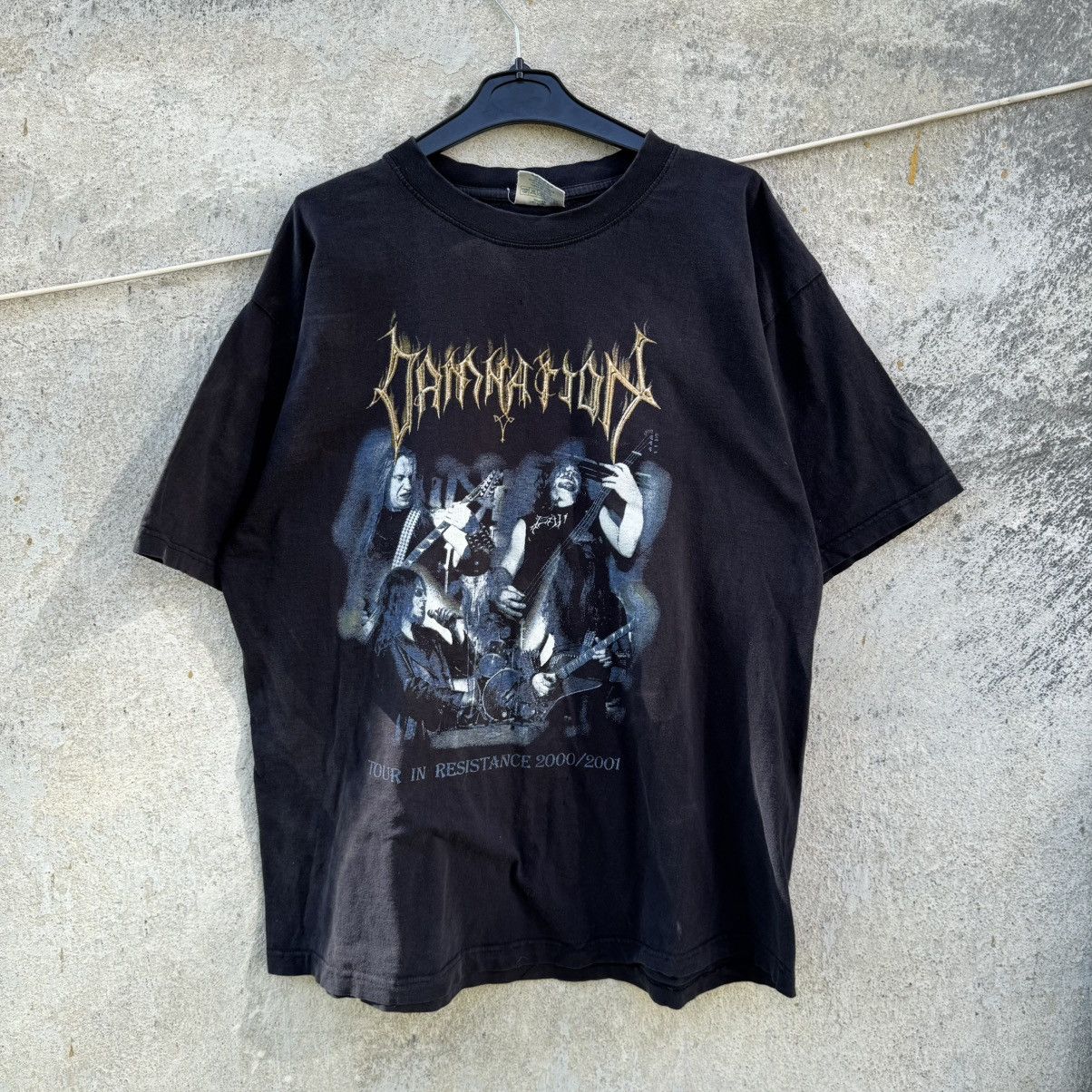 Band Tees Vintage Damnation Polish Thrashed Metal Band Tee Washed Size US L / EU 52-54 / 3 - 1 Thumbnail