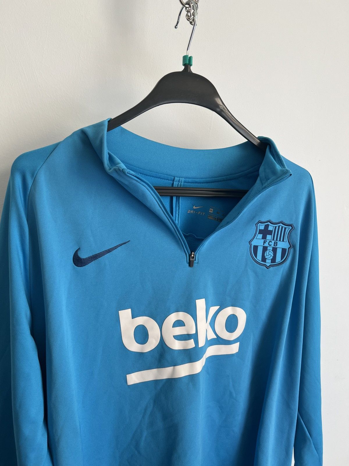 Nike Nike F.C. Barcelona 2017-2018 Training Soccer Zip Jacket Size US XXL / EU 58 / 5 - 4 Thumbnail