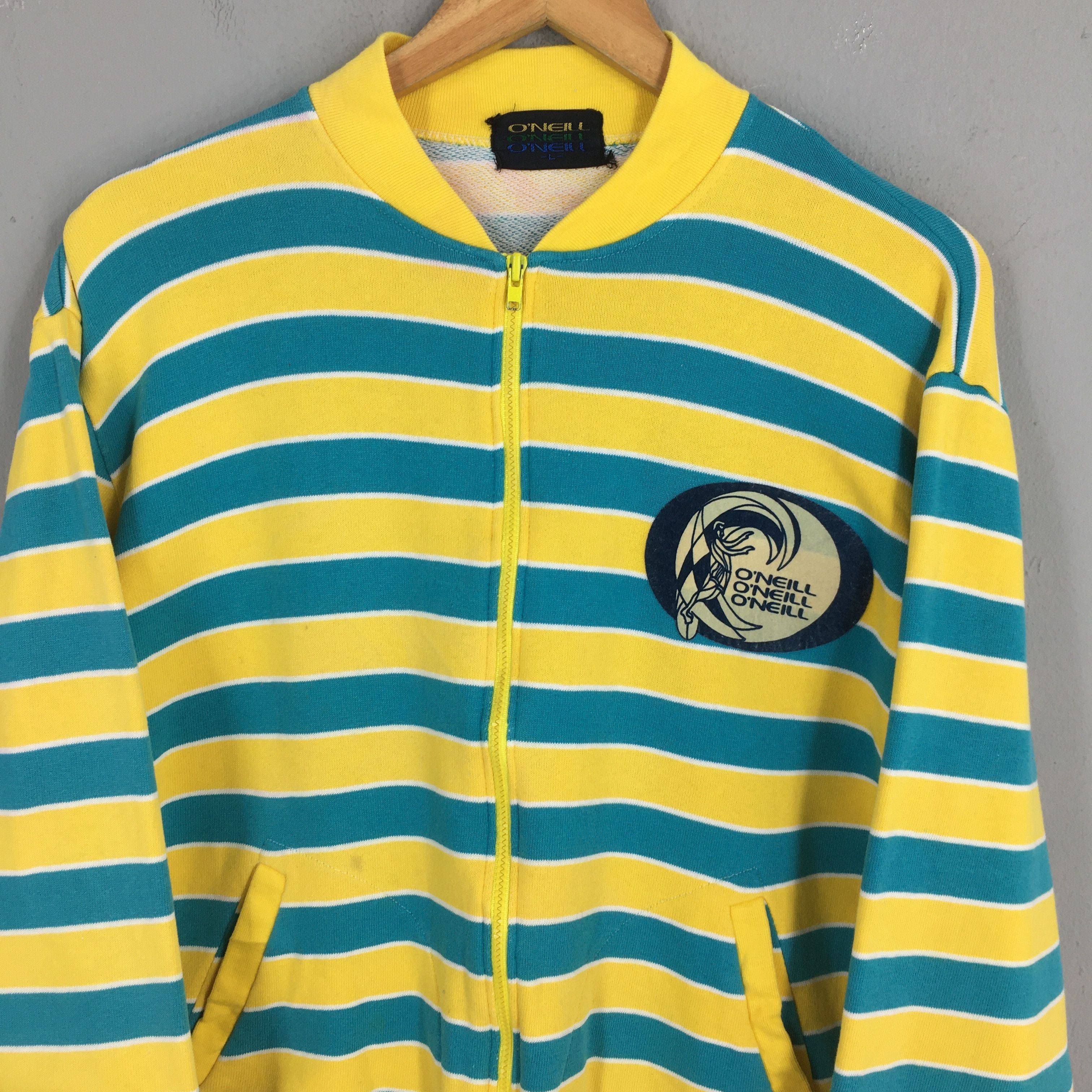 Vintage Vintage Oneill Surfboarding Stripes Sweatshirt Large Size US L / EU 52-54 / 3 - 2 Thumbnail