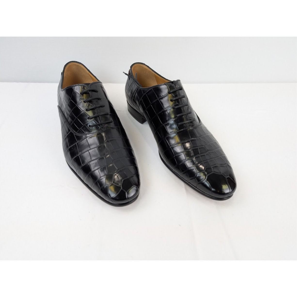 Gucci o1rshd1 Croco Niloticus Shoes in Black Size US 10.5 / EU 43-44 - 6 Thumbnail