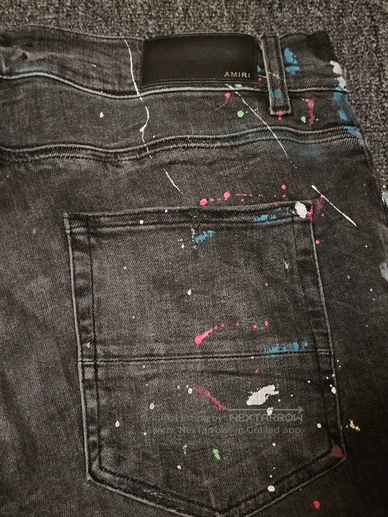 Amiri Amiri Size 34 Splash ink on jeans Size US 34 / EU 50 - 5 Thumbnail