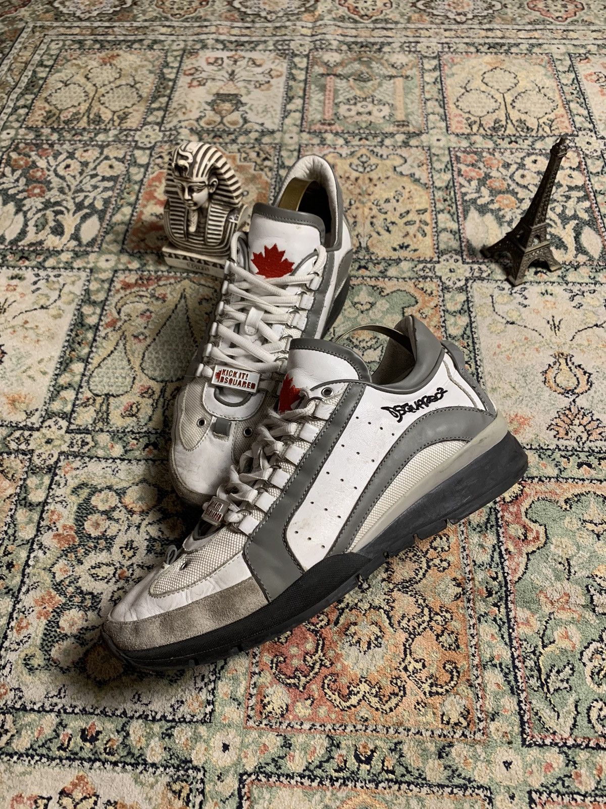 Dsquared2 × Vintage Vintage DSQUARED D2 Born To Rebel 1964 sneakers Size US 9 / EU 42 - 1 Thumbnail