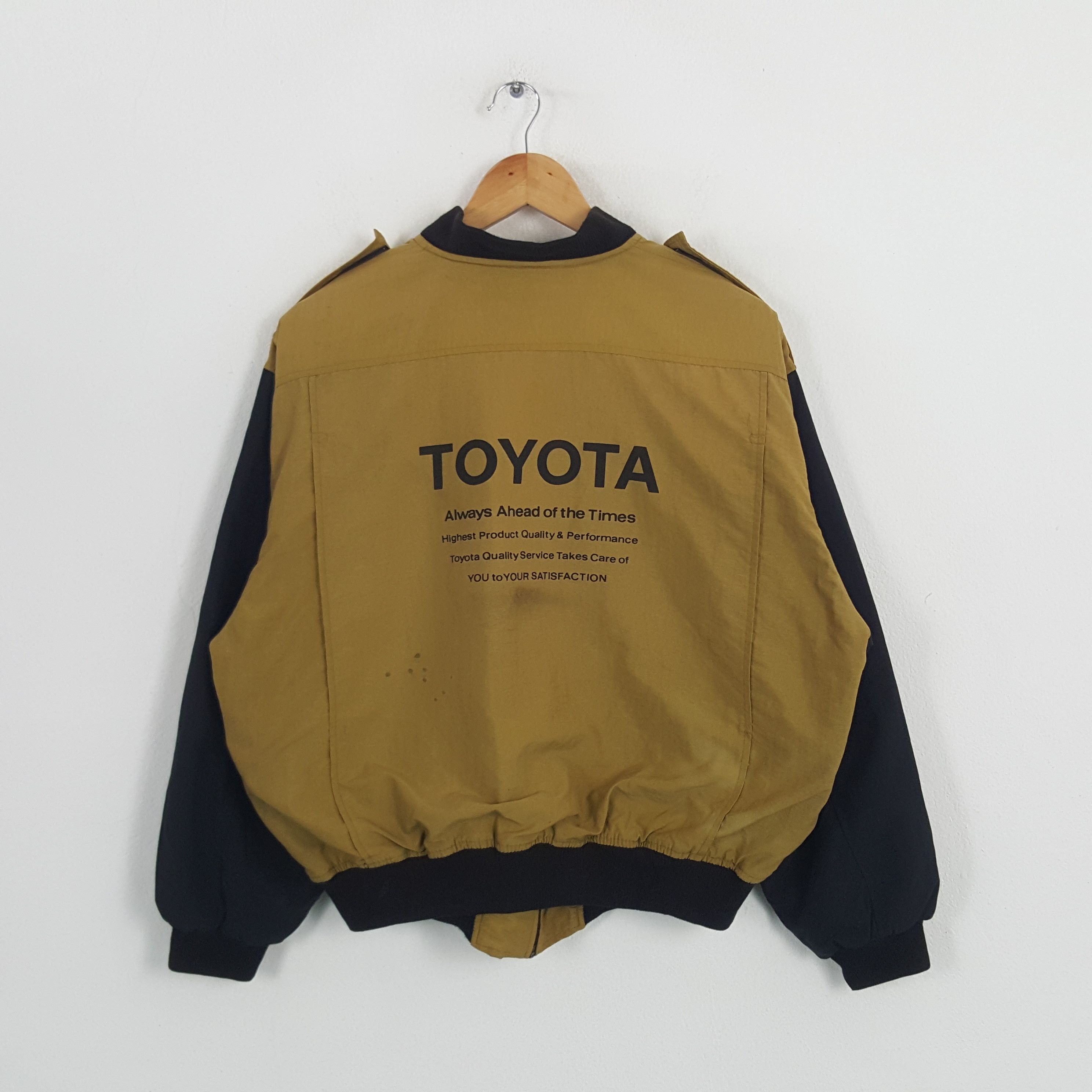 Japanese Brand × Vintage Vintage Toyota Japanese Racing Team Bombers Jacket Size US L / EU 52-54 / 3 - 1 Thumbnail