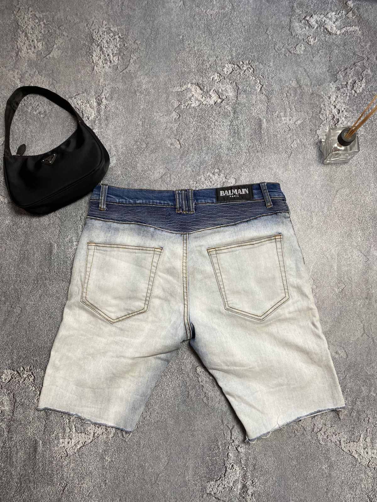 Balmain Balmain biker shorts vintage size 33 Size US 33 - 1 Thumbnail