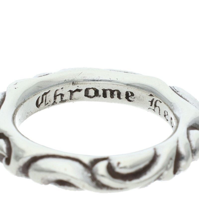 Chrome Hearts Chrome Hearts Scroll Band Silver Ring Size ONE SIZE - 3 Thumbnail