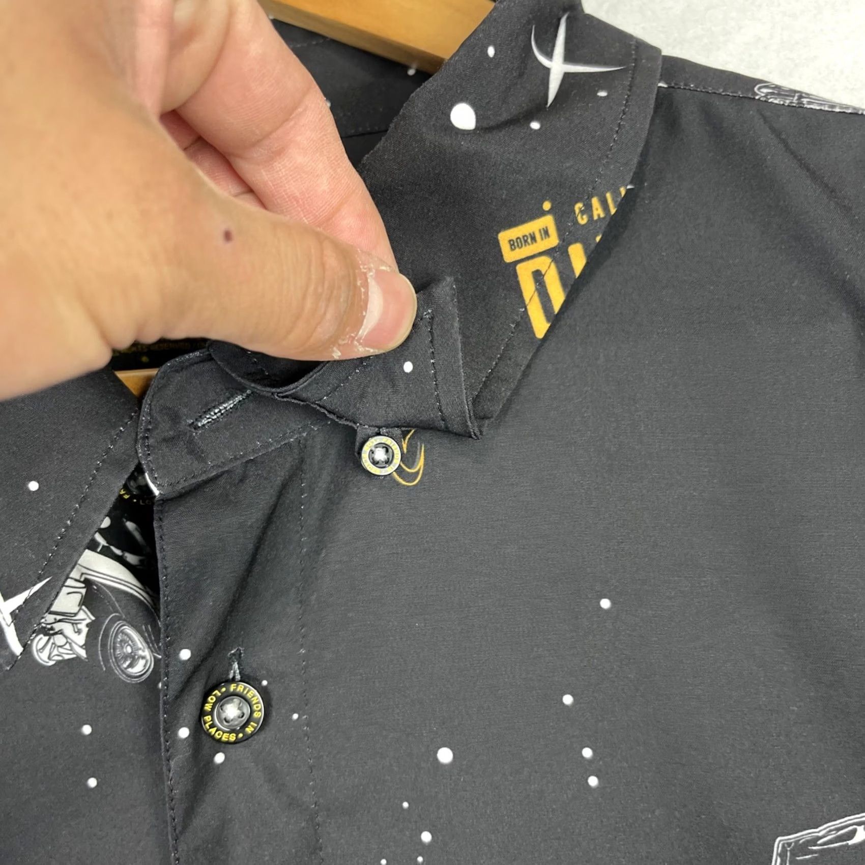 Vintage Dixxon Flannel Co. Shirt Mens 2XL Black California Lowrider D-Lite Short Sleeve Pocket Button-Up Collar-Down Classic All Seasons Pockets 2XL Mens Size US XXL / EU 58 / 5 - 6 Thumbnail