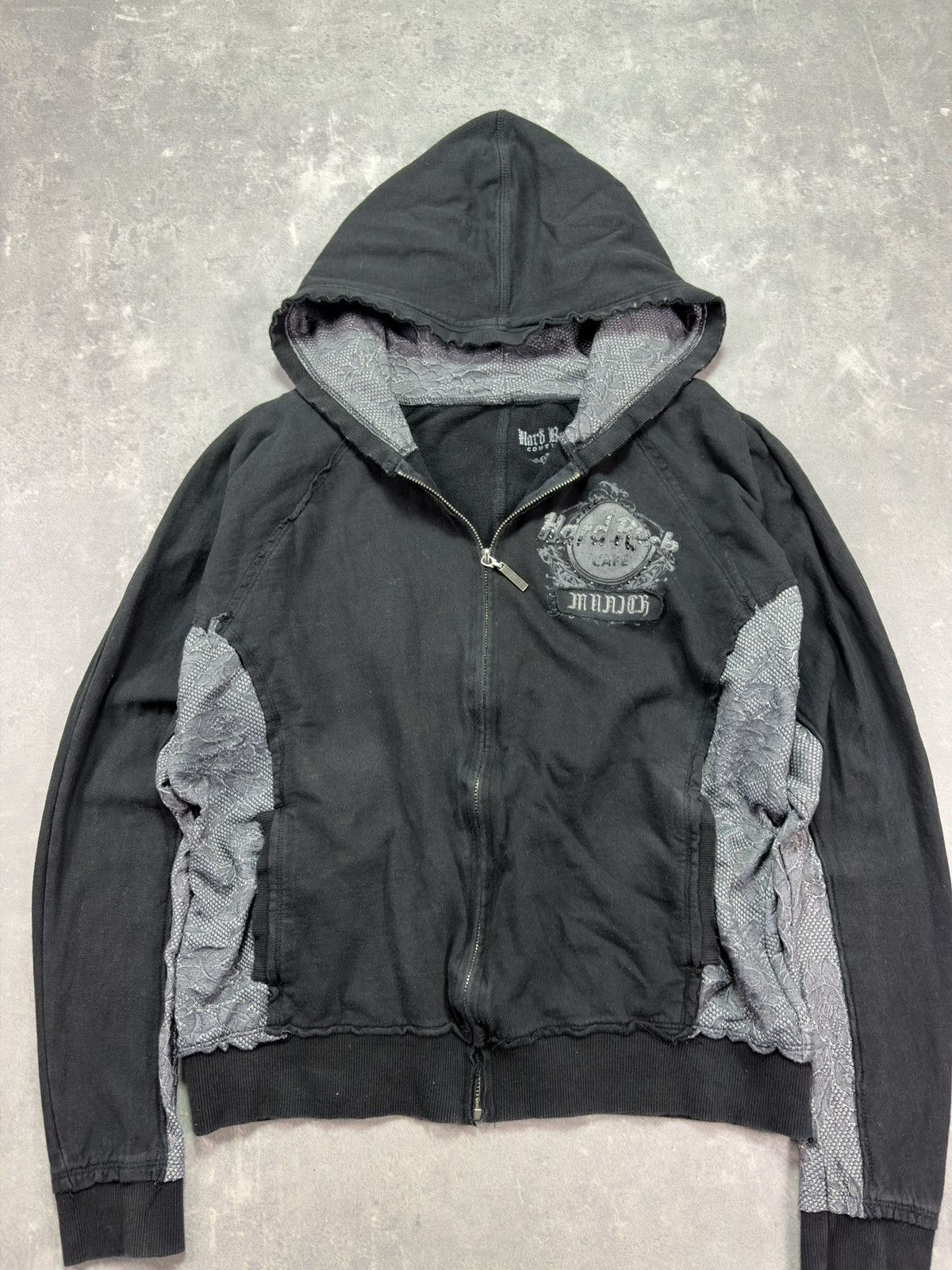 Hard Rock Cafe Hard Rock Cafe Couture Snakeskin Printed Zip Hoodie L Size L / US 10 / IT 46 - 7 Thumbnail