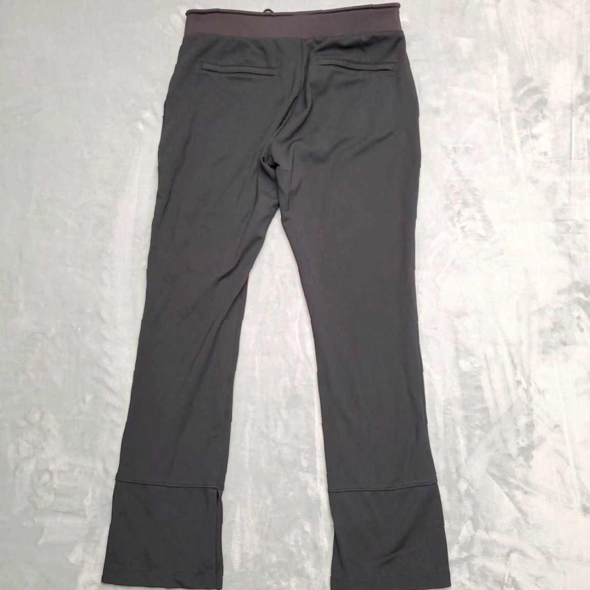 Athleta Athleta Pants Womens M Black Hermosa Stretch Flare Split Hem Pull On Athleisure Size 32" / US 10 / IT 46 - 7 Thumbnail