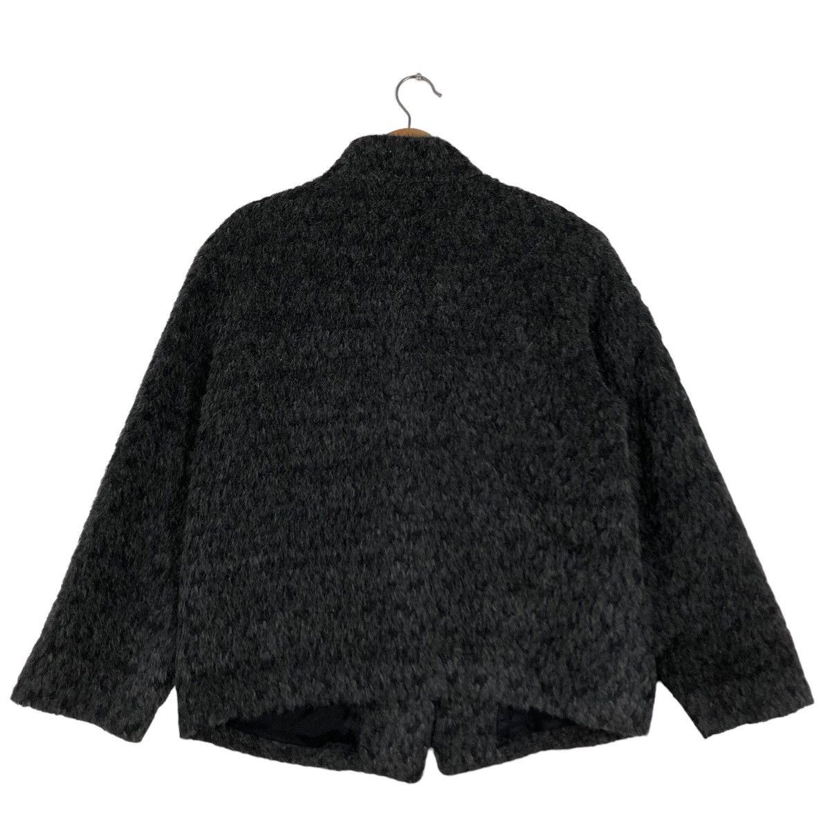 Designer 🔥Wool Mohair Cropped Jacket Dinah Flo Debut in 1989 Size US M / EU 48-50 / 2 - 7 Thumbnail