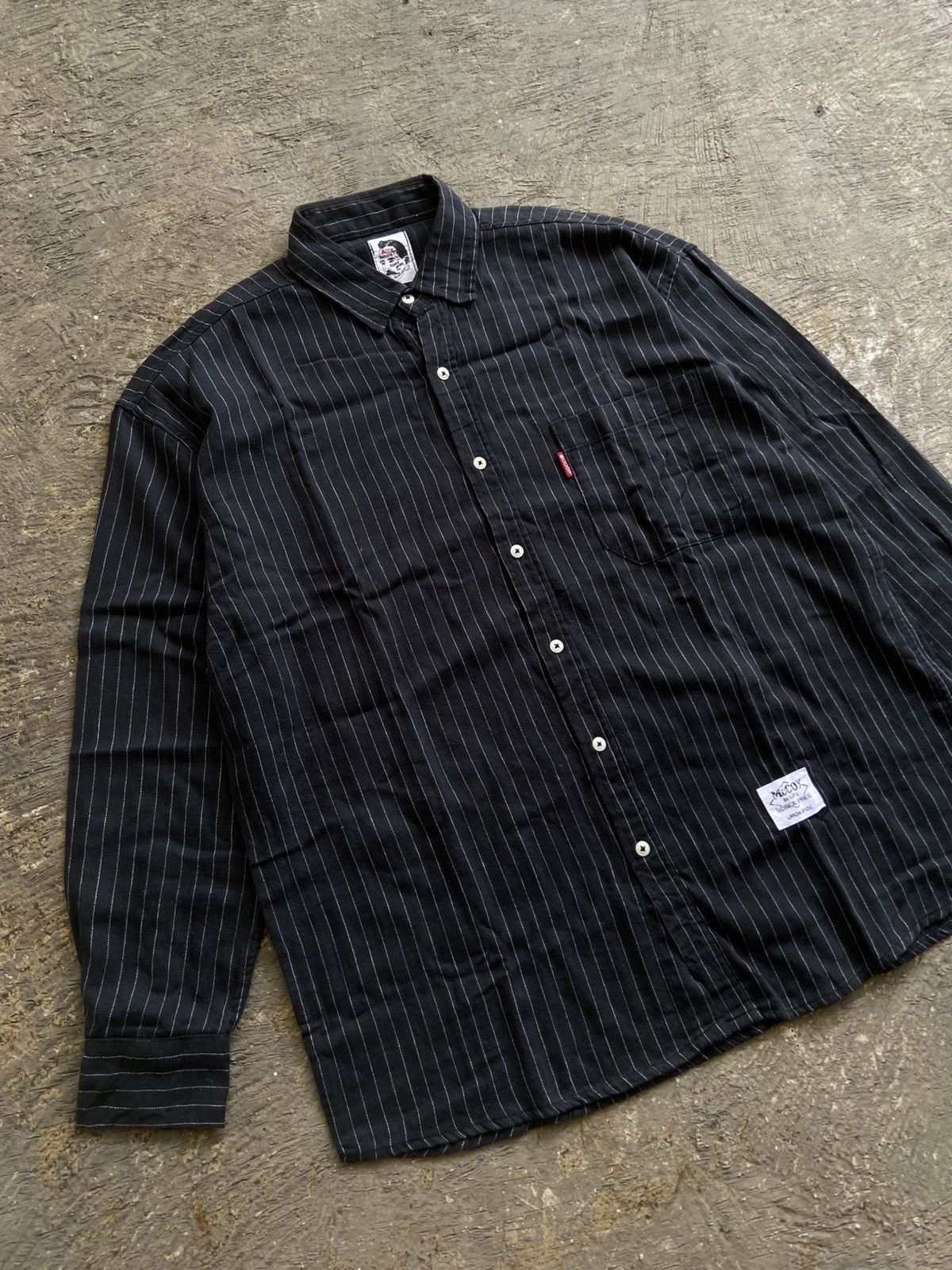 The Real McCoy's 1990s The Real McCoys - Stripe Button Ups Shirt Size US XL / EU 56 / 4 - 2 Thumbnail