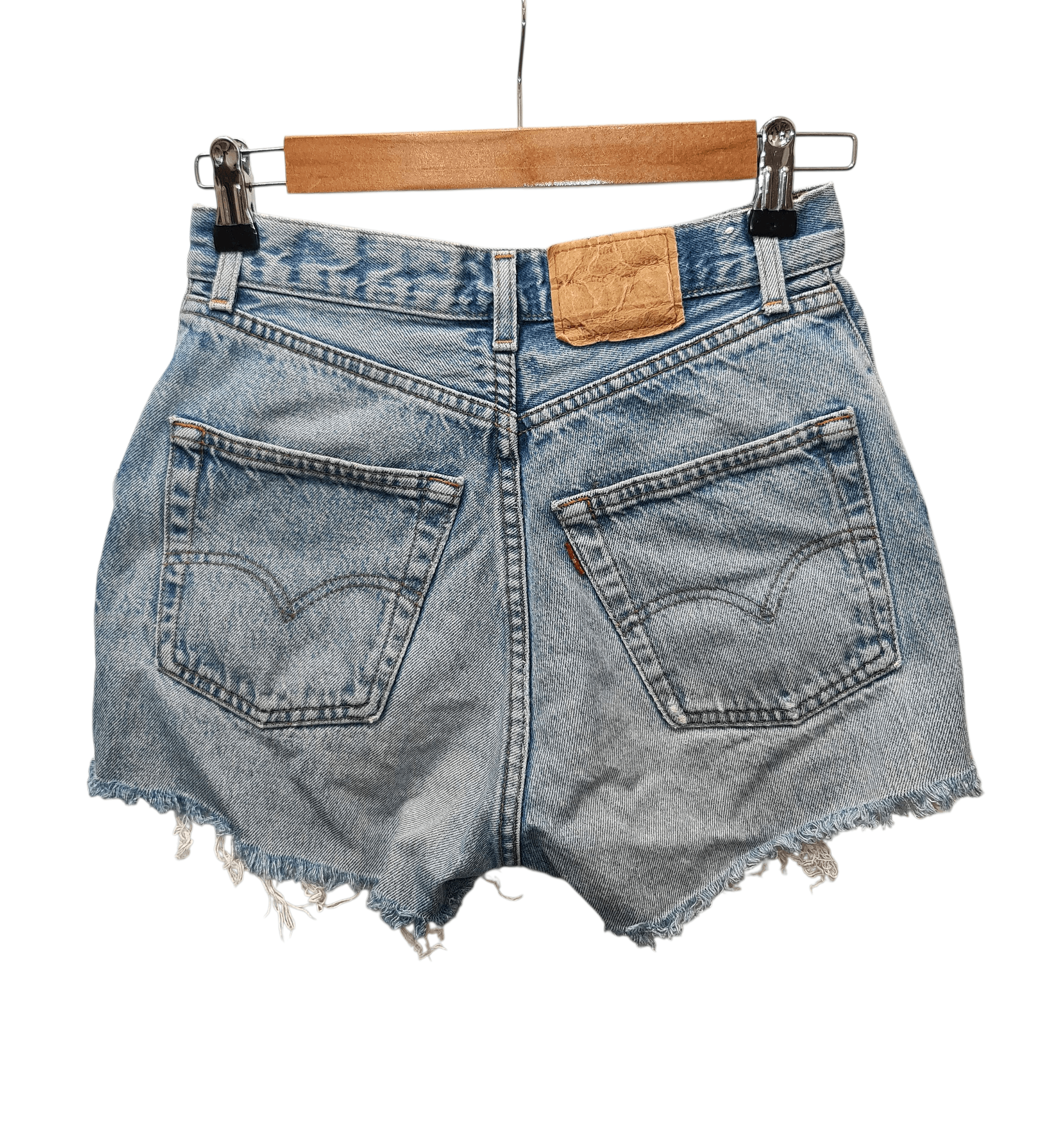 Levi's Vintage Clothing Vintage Levi's 501 High Waist Denim Shorts USA 80s 90s Size 28" / US 6 / IT 42 - 6 Thumbnail