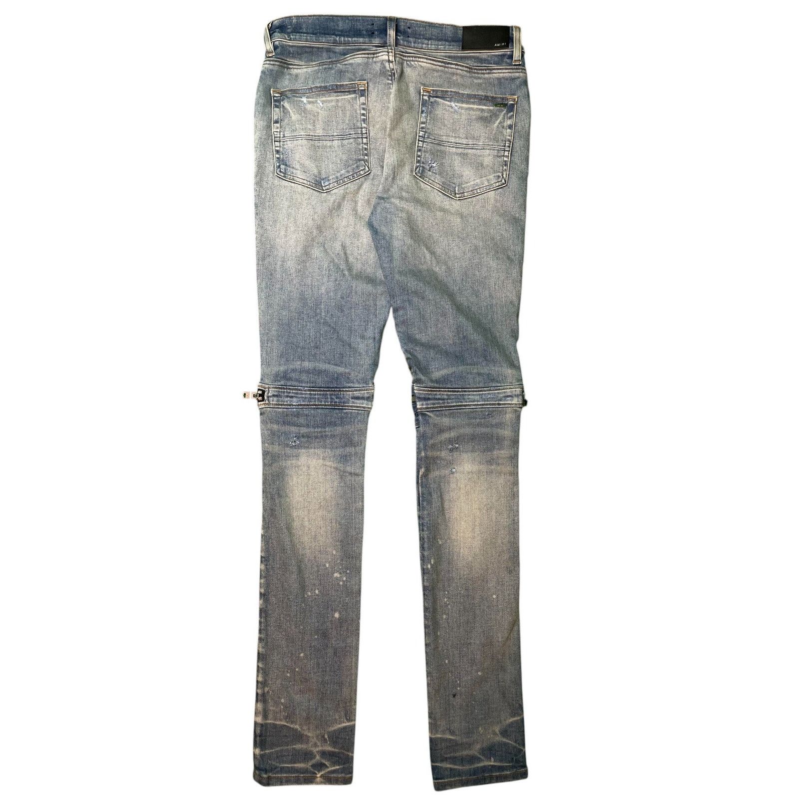 Amiri Amiri MX2 'Bee' Patch Blue Jeans Size US 33 - 2 Thumbnail
