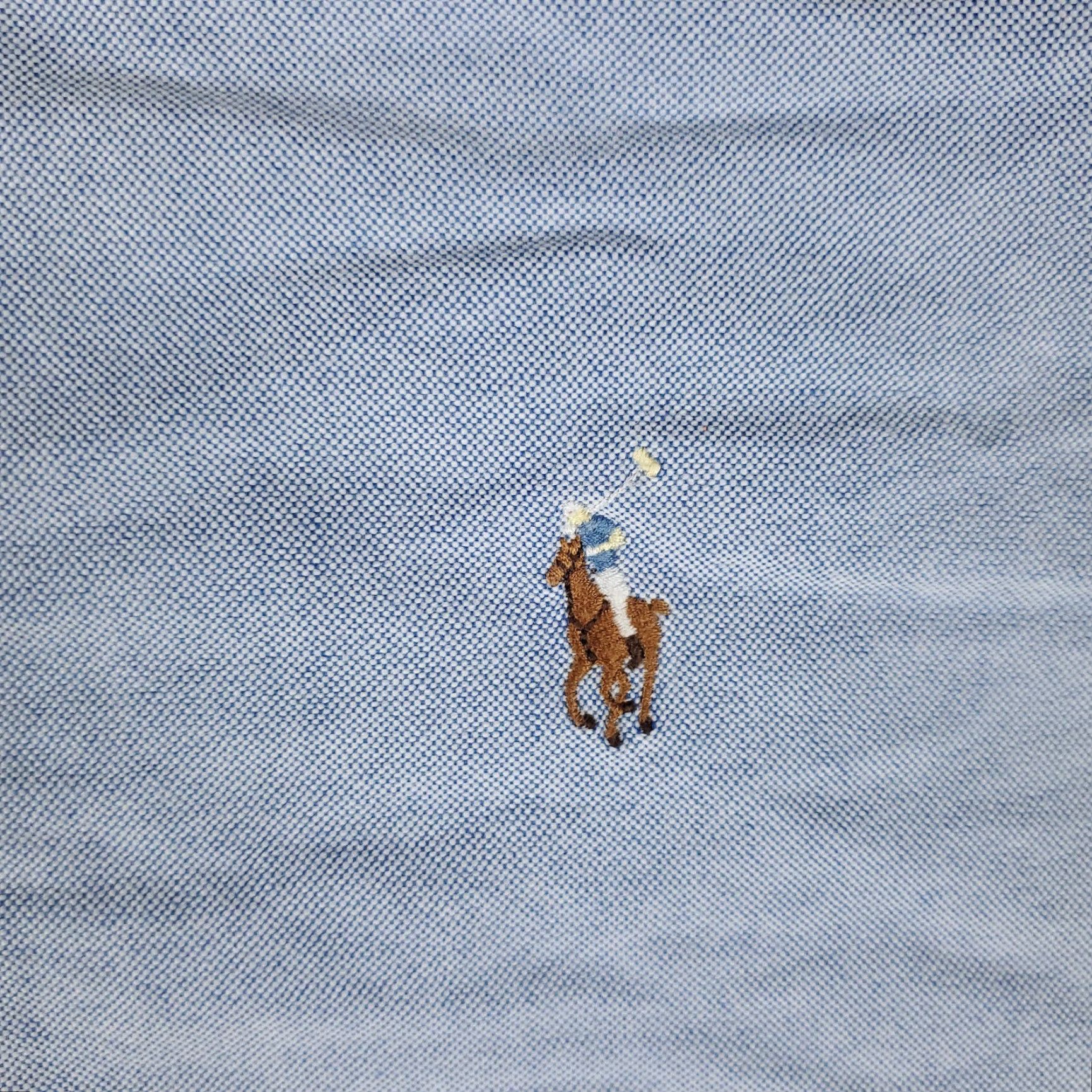 Ralph Lauren Ralph Lauren Shirt Mens 2XL Blue Pony Button-Up Long Sleeve Classic Casual Shirt - Cotton, Button-Down Collar, Regular Fit Size US XXL / EU 58 / 5 - 2 Thumbnail