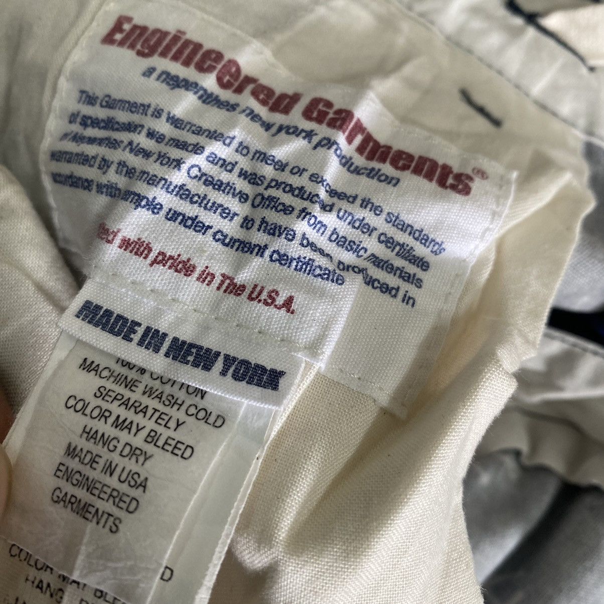 Engineered Garments Vintage Engineered Garments Sailor Pants Slim Fit Size US 29 - 21 Thumbnail