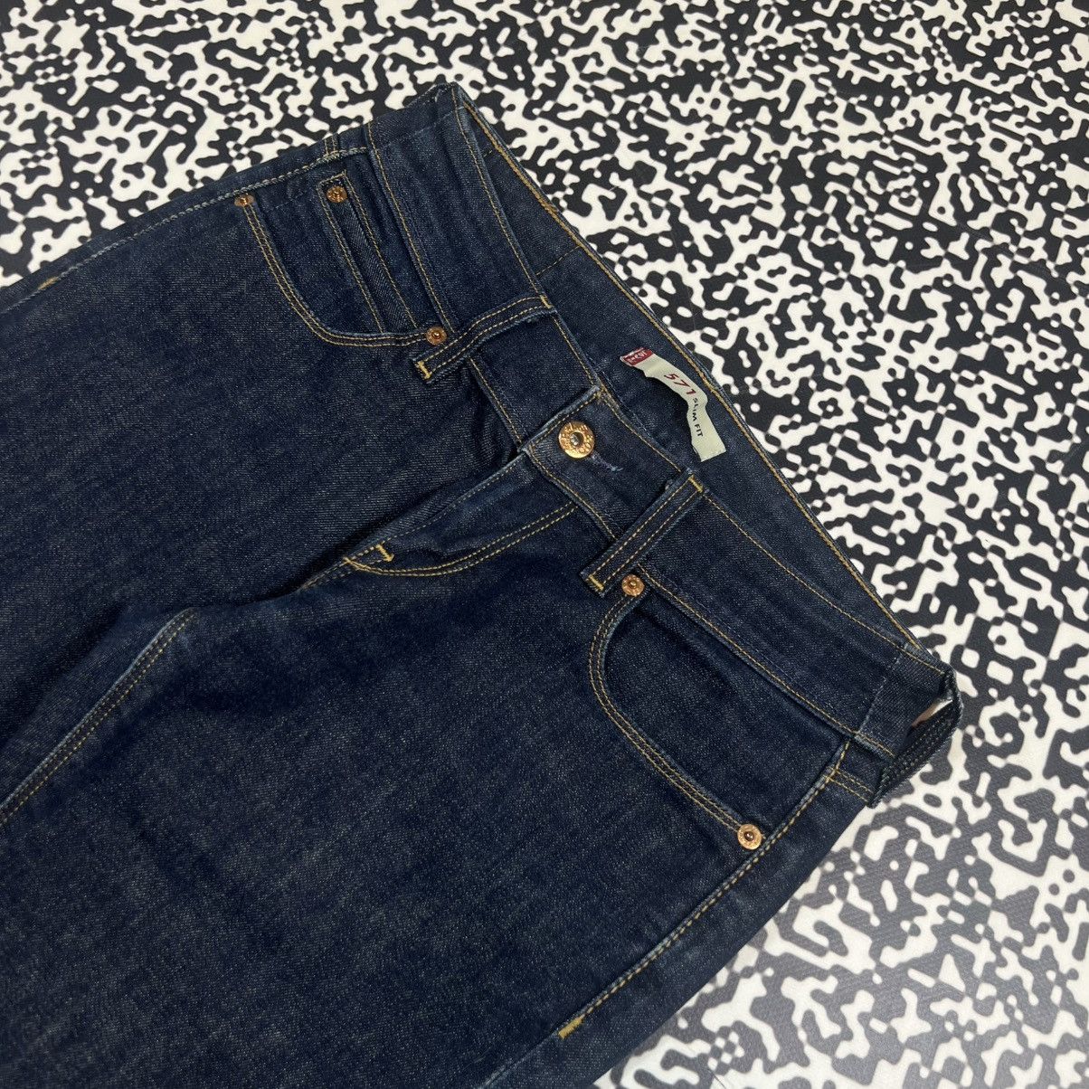 Levi's Vintage Y2K Levis 571 Slim Fit Casual Jeans Size 29" - 10 Thumbnail