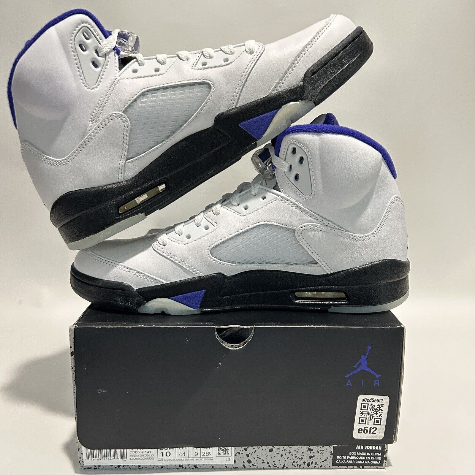 Nike Nike Air Jordan 5 Retro “Dark Concord” 2024 Size US 10 / EU 43 - 3 Thumbnail