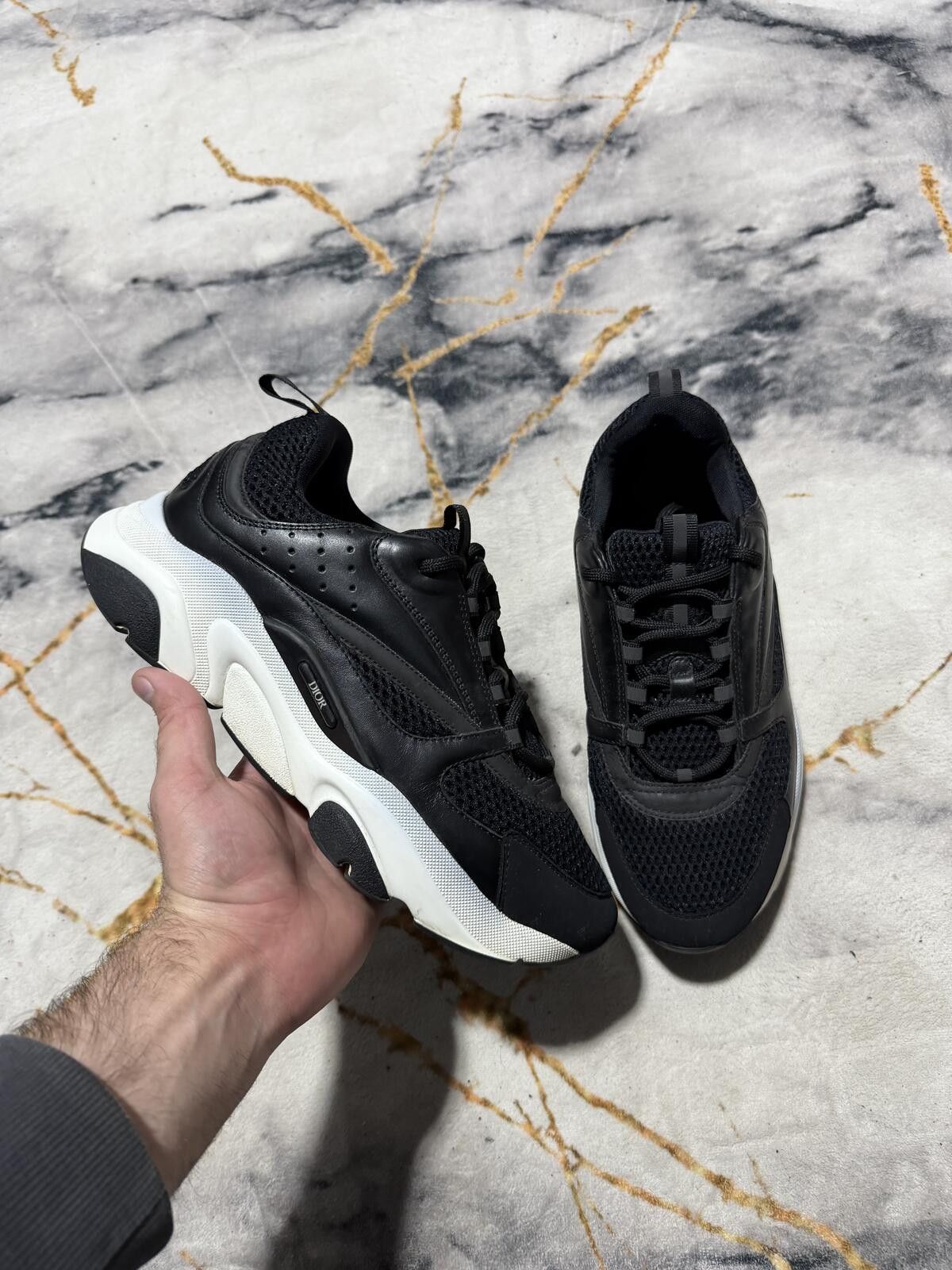 Dior Dior B22 Black White Sole - Sz 9US Size US 9 / EU 42 - 1 Thumbnail