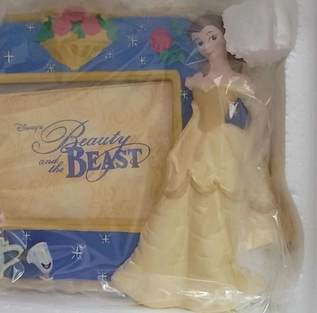 Disney NIB Vintage Disney's Beauty and the Beast Picture Frame Size ONE SIZE - 2 Thumbnail
