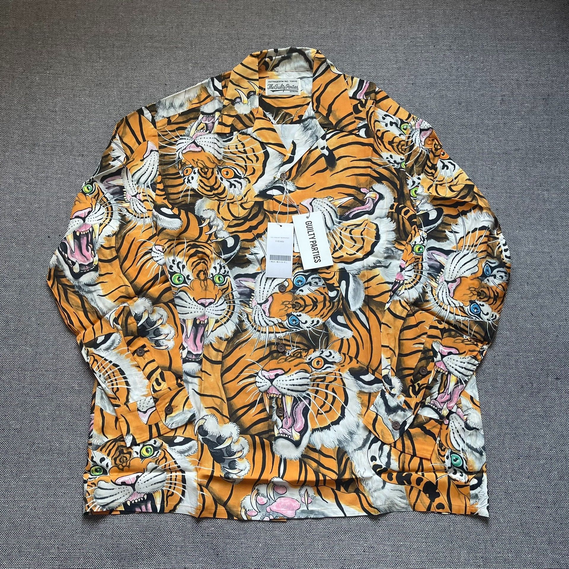 Wacko Maria Wacko Maria x Tim Lehi Tiger Hawaiian Shirt Size US M / EU 48-50 / 2 - 1 Thumbnail