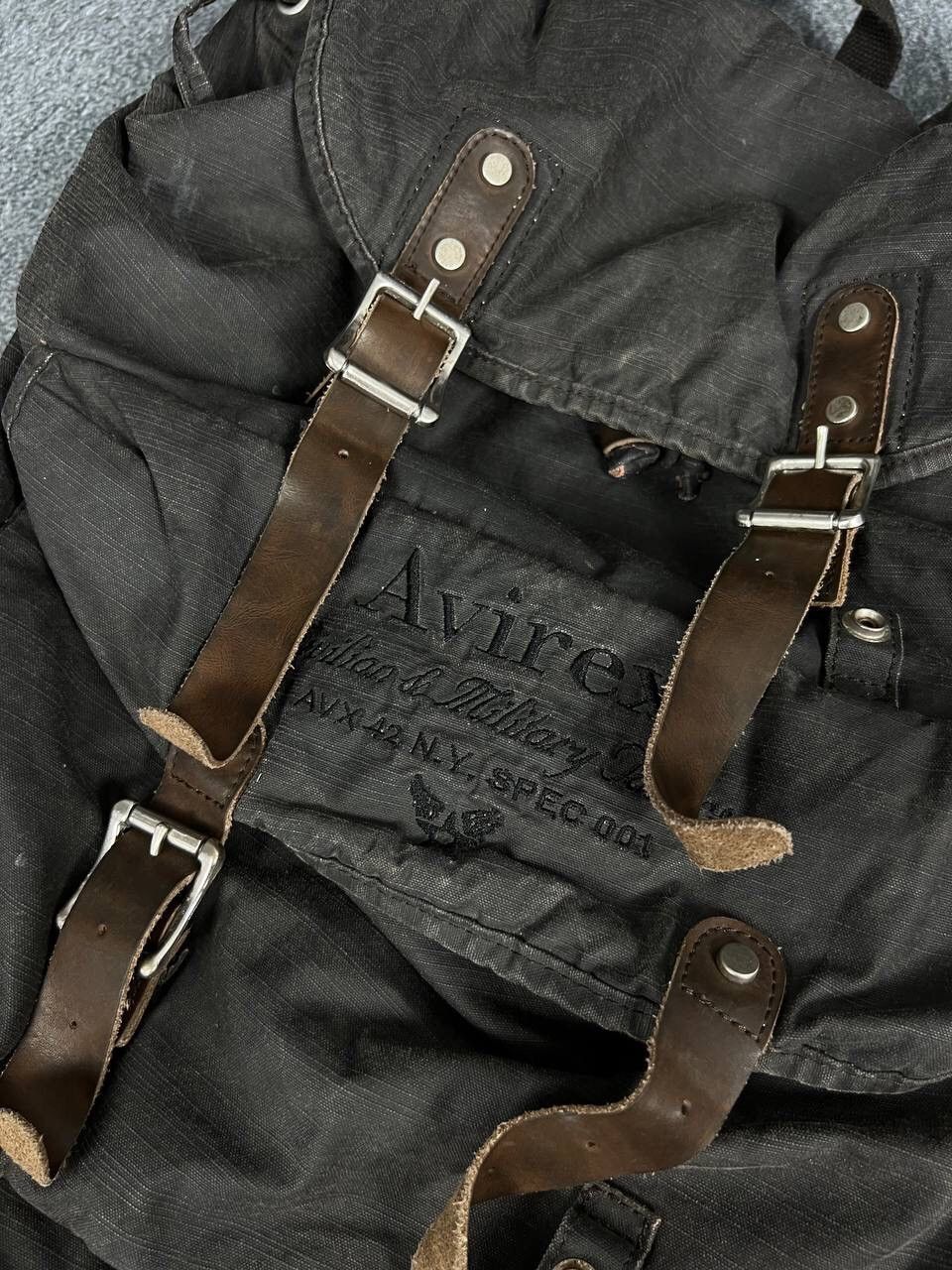 Avirex Vintage AVIREX USA military backpack Size ONE SIZE - 2 Thumbnail