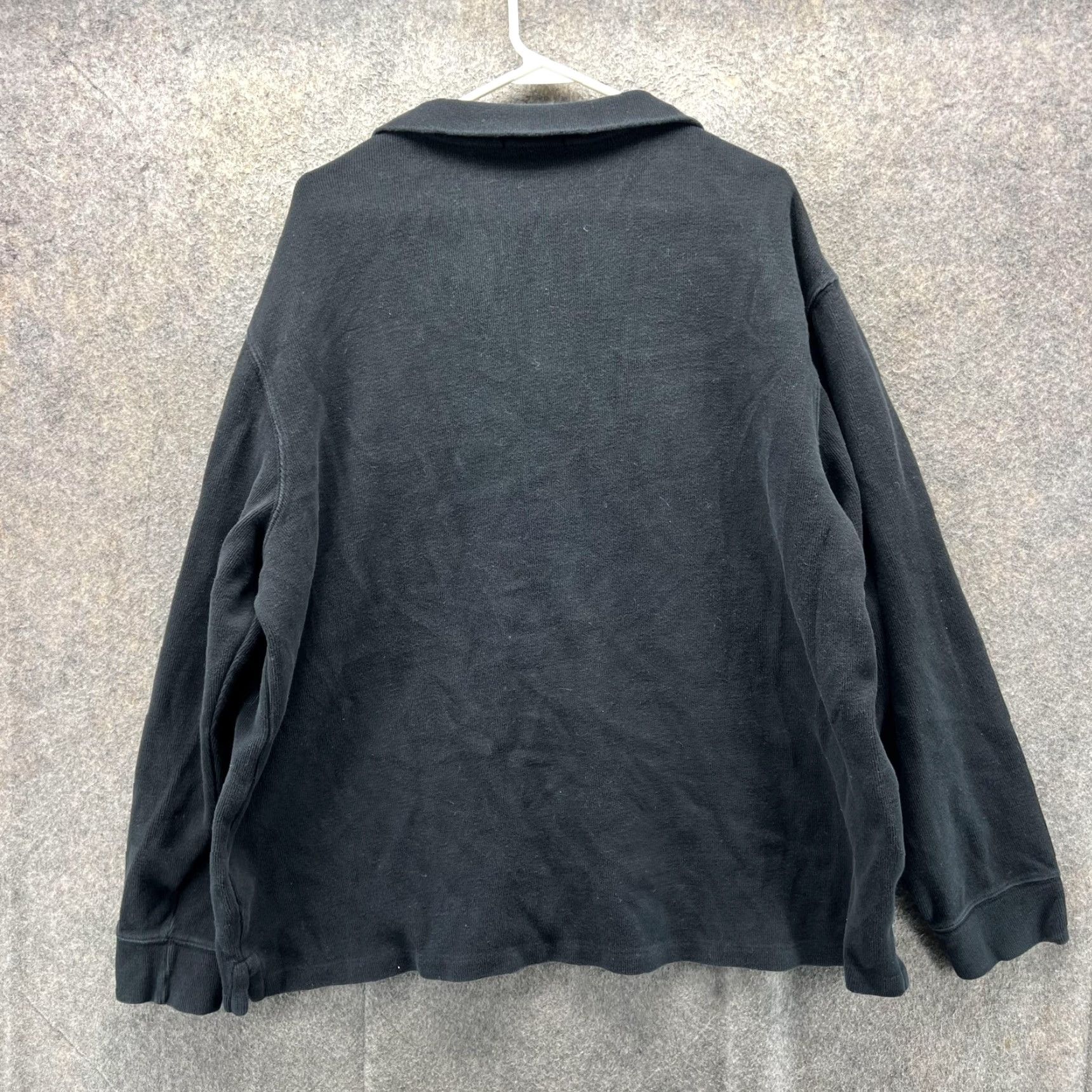 Polo Ralph Lauren Polo Ralph Lauren Sweater Mens 2XL Black Quarter Zip Collared Pullover Knit Size US XXL / EU 58 / 5 - 2 Thumbnail