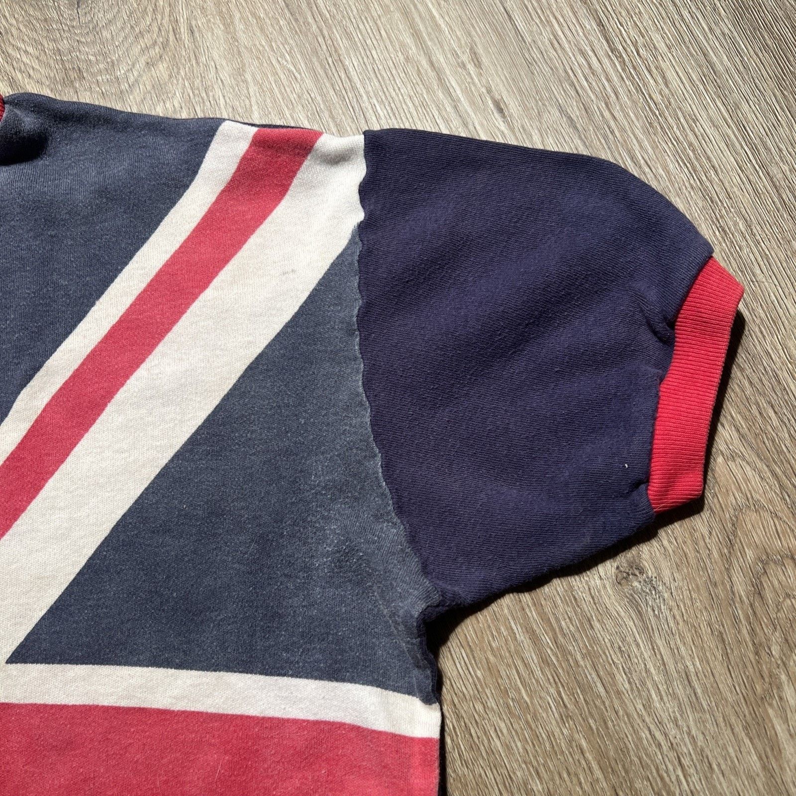Vintage VTG 60s Union Jack T Shirt England Punk Sid Vicious T Shirt Size US M / EU 48-50 / 2 - 12 Thumbnail