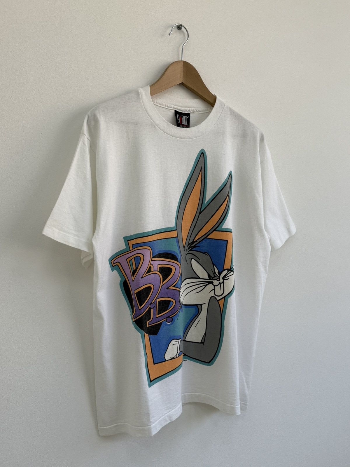 Warner Bros Vintage 1993 Bugs Bunny Looney Tunes T-Shirt Size US XL / EU 56 / 4 - 2 Thumbnail